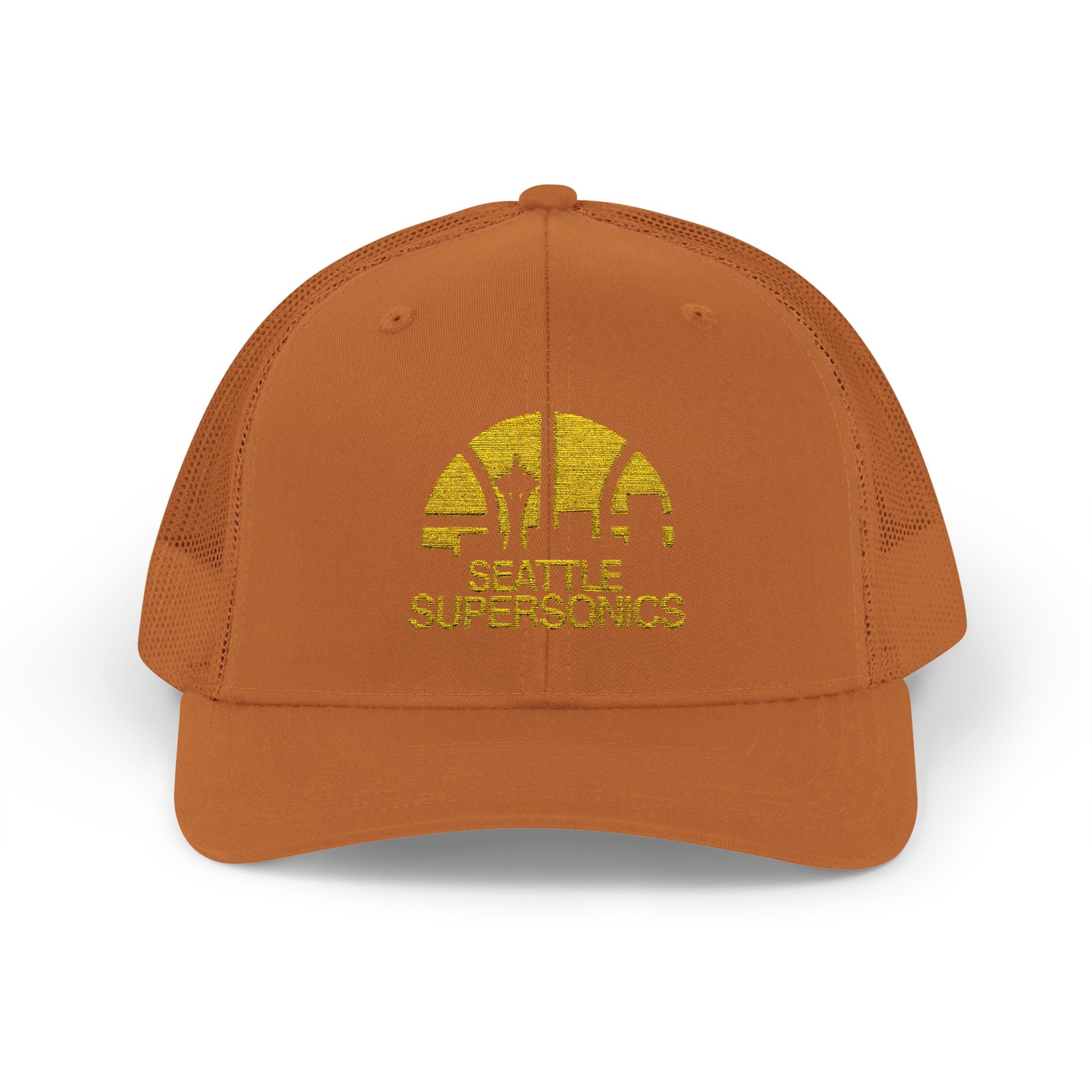 The Seattle SuperSonics Snapback Trucker Cap, American Flag Hat, Outdoor Cap, Casual Wear, Gift for Dad, 4th of July Apparel