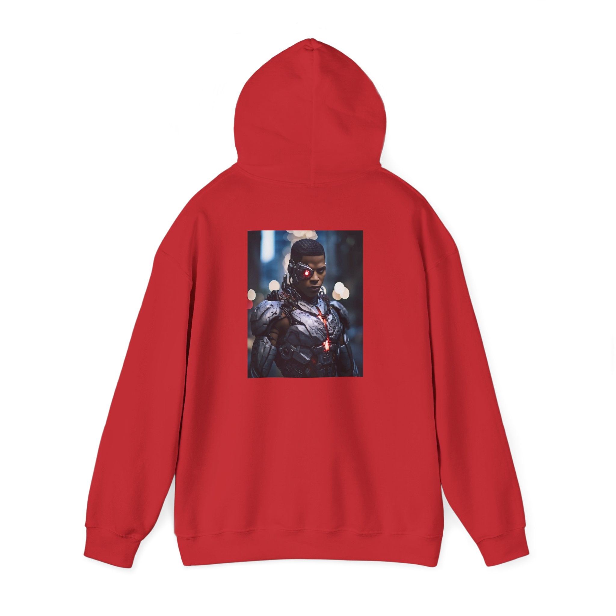 Hooded Sweatshirt - Cyborg Design