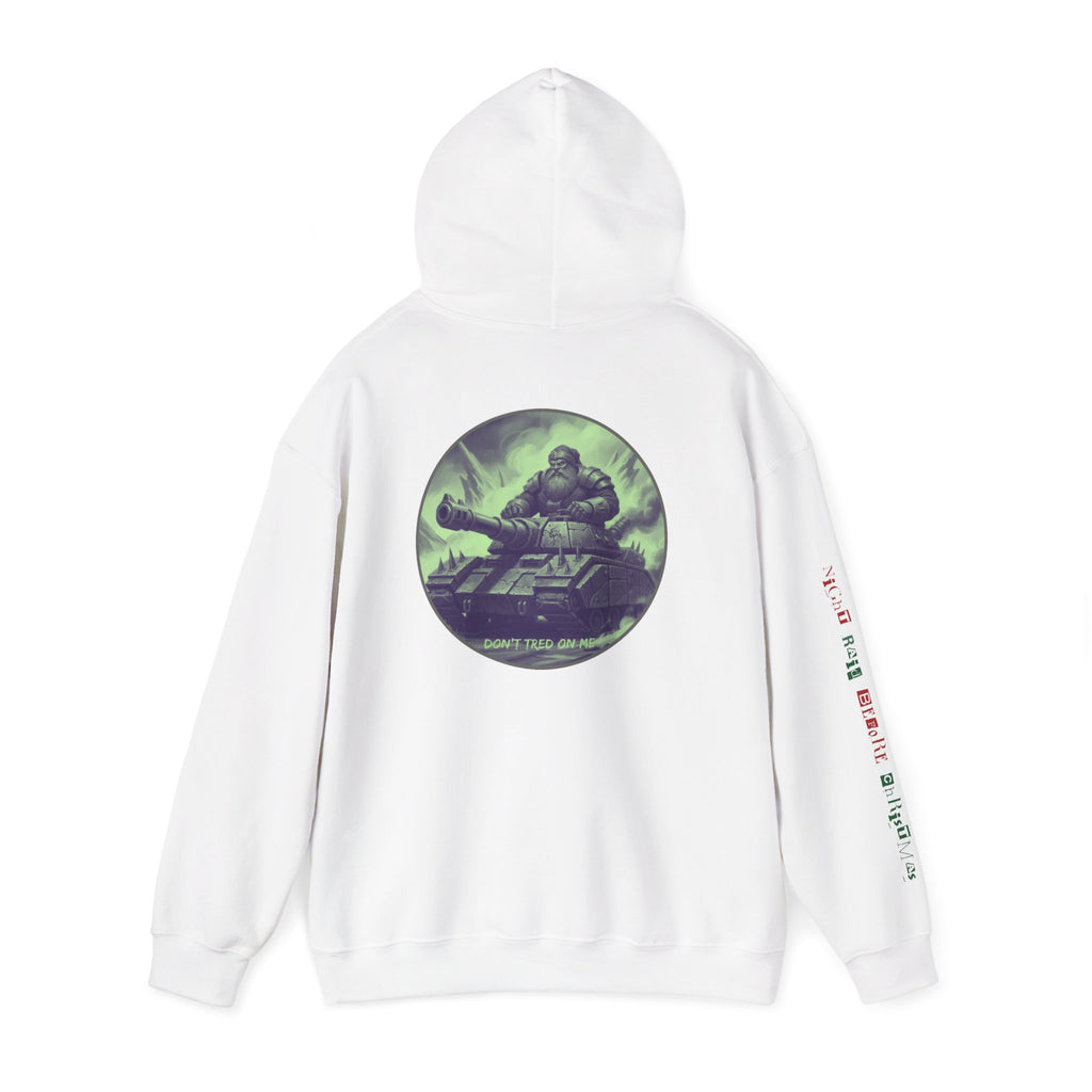 Santa Claus On A Tank Christmas Patriotic Hoodie Rebel Spirit Unisex Hoodie