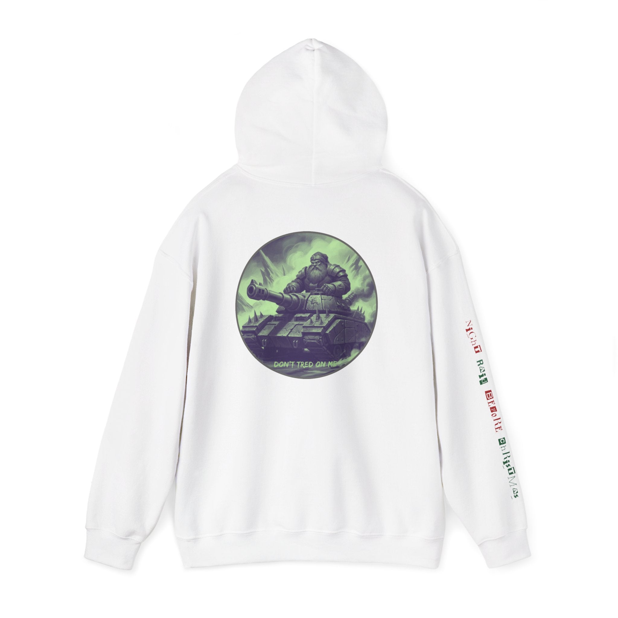 Santa Claus On A Tank Christmas Patriotic Hoodie Rebel Spirit Unisex Hoodie