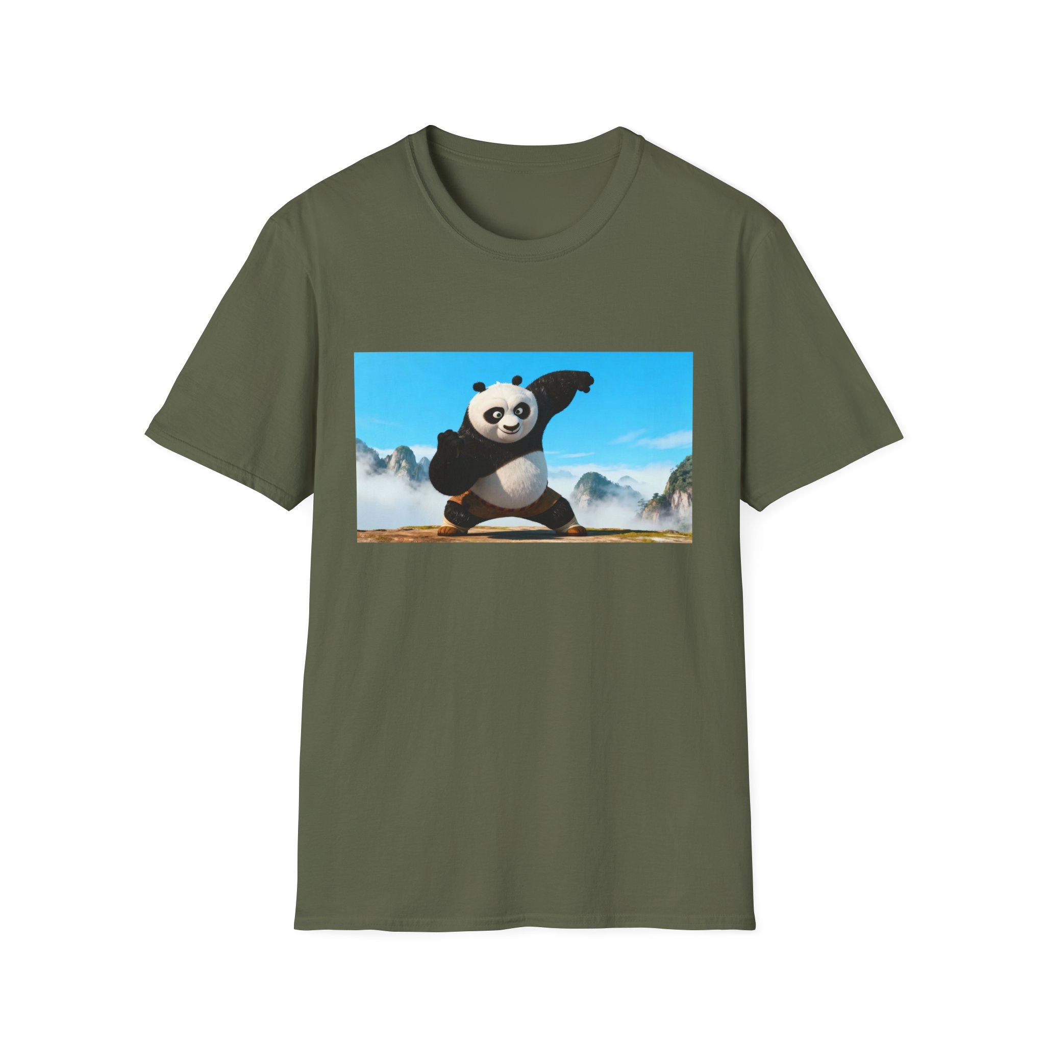 Kung Fu Panda Unisex Softstyle T-Shirt, DreamWorks Animation Youth Competitor Tee, Graphic Tee, Movie Fan Gift, Cult Classic Shirt, Comfy
