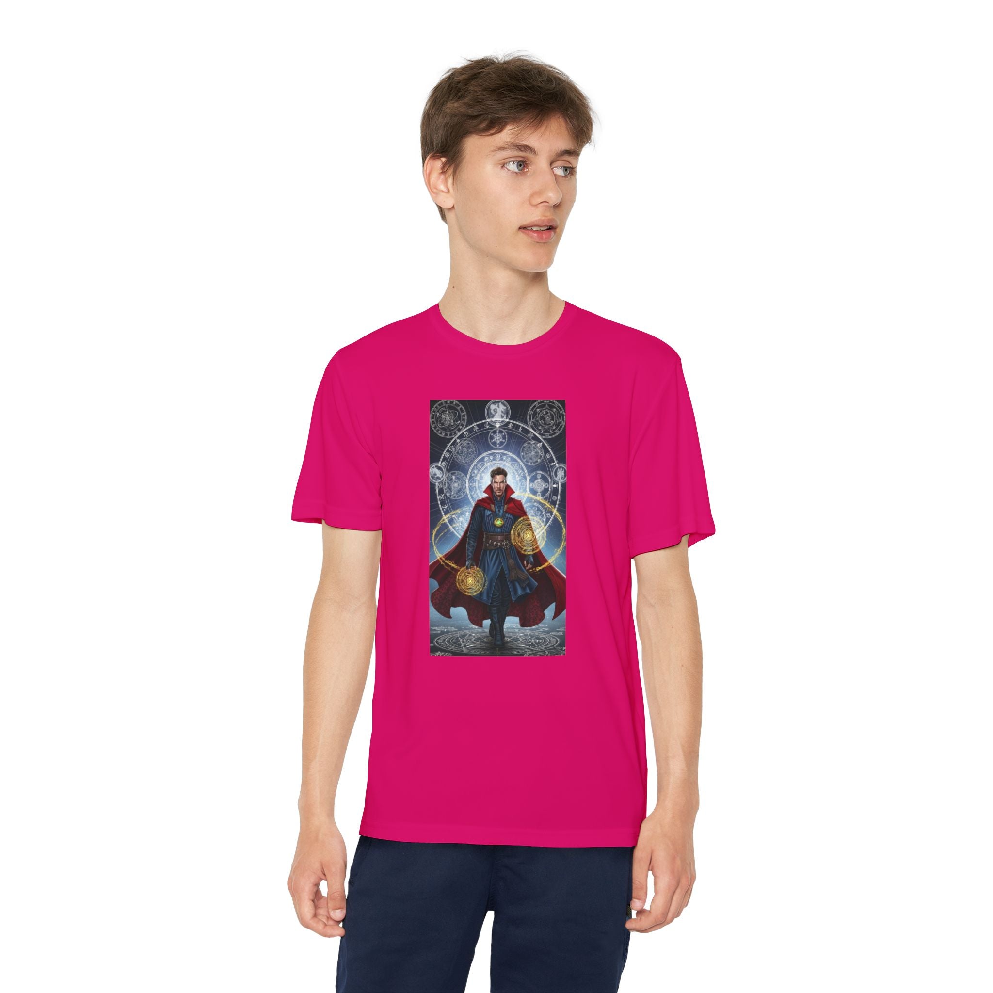 Superhero Youth T-Shirt Sports Graphic Tee, Cool Athletic Shirt for Kids, Perfect for Sports Events, Team Spirit
