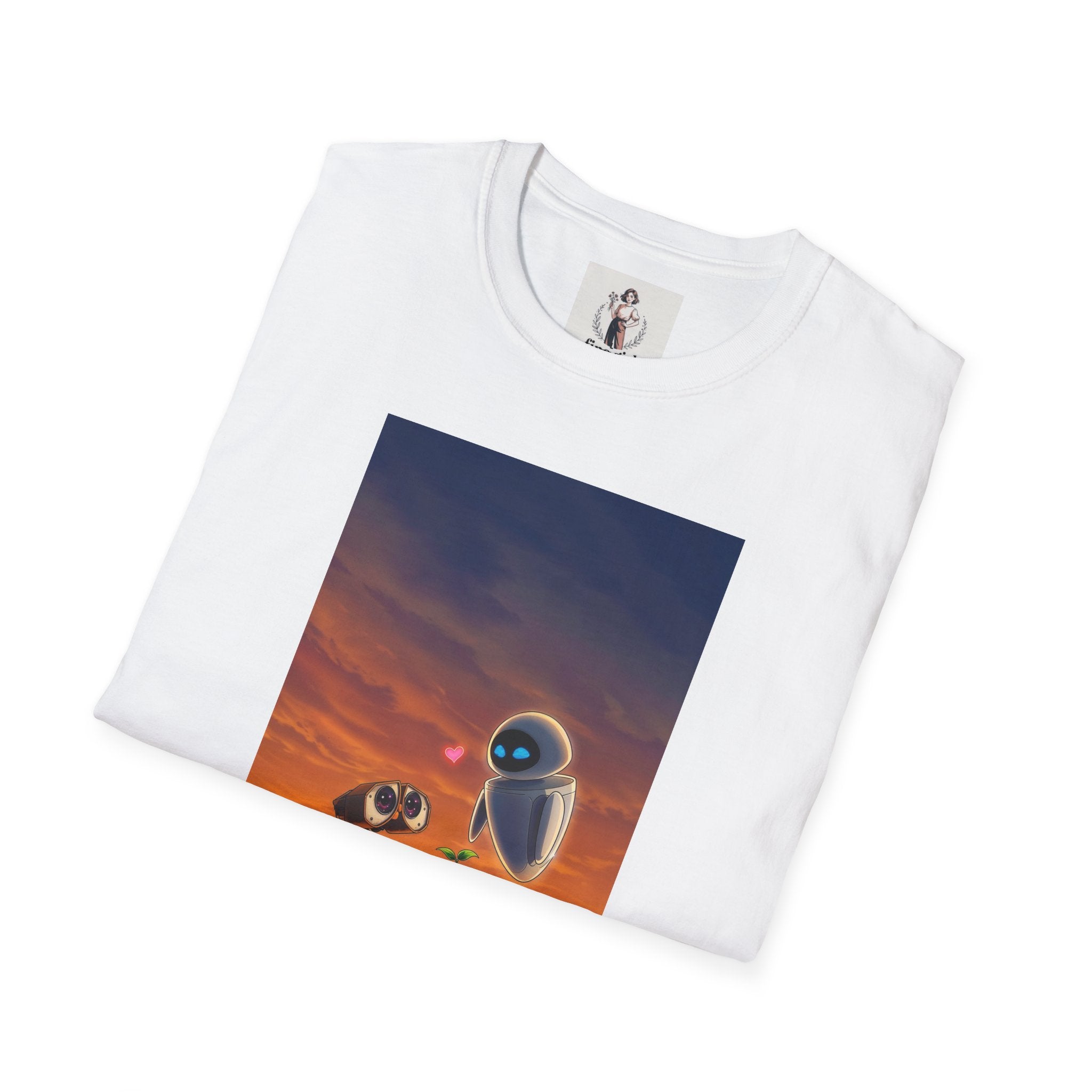 Wall-E Pixar Animation Unisex T-Shirt, Walt Disney Tee, Movie Lover Gift, Graphic Novelty Shirt, Cartoon Character Apparel