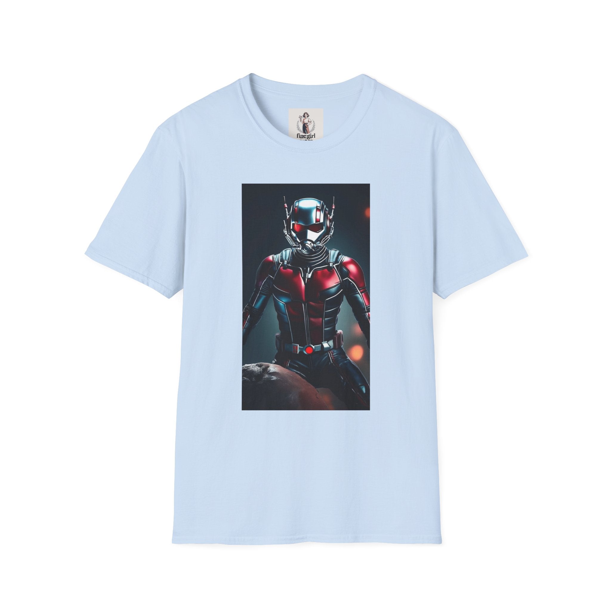 Antman Superhero Marvel Unisex Softstyle T-Shirt, Comic Book Tee, Geeky Clothing, Cosplay Costume Top