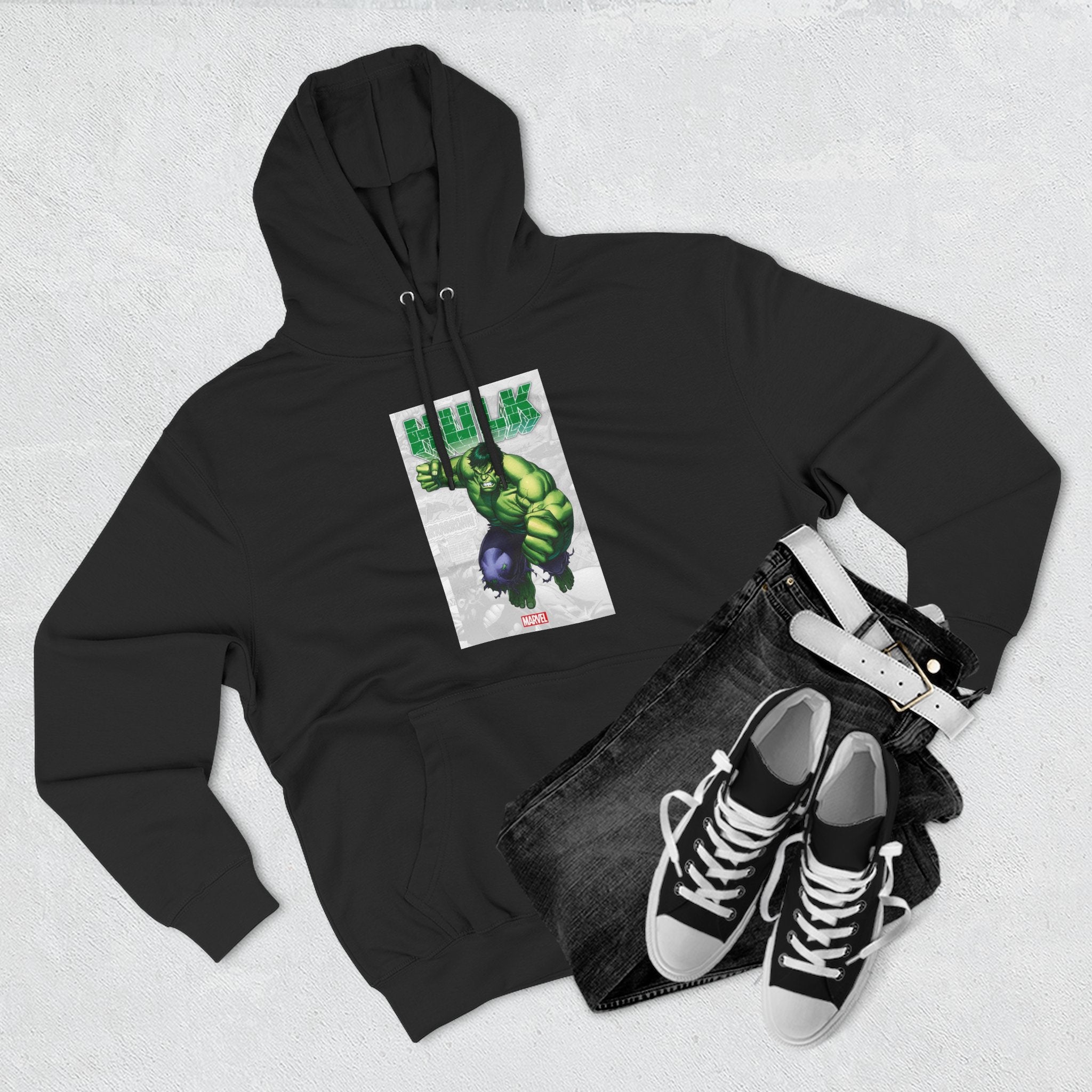 The Incredible Hulk Three-Panel Fleece Hoodie