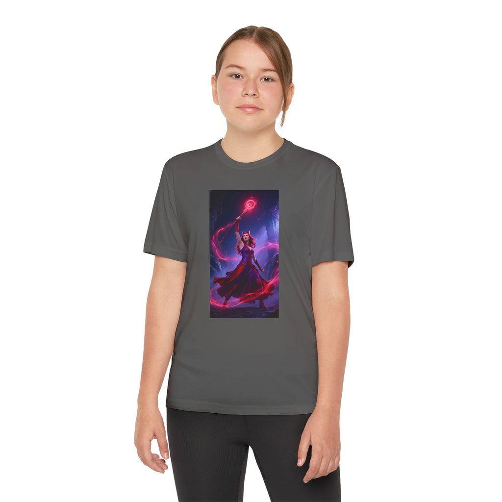 Superhero Youth T-Shirt Sports Graphic Tee, Cool Athletic Shirt for Kids