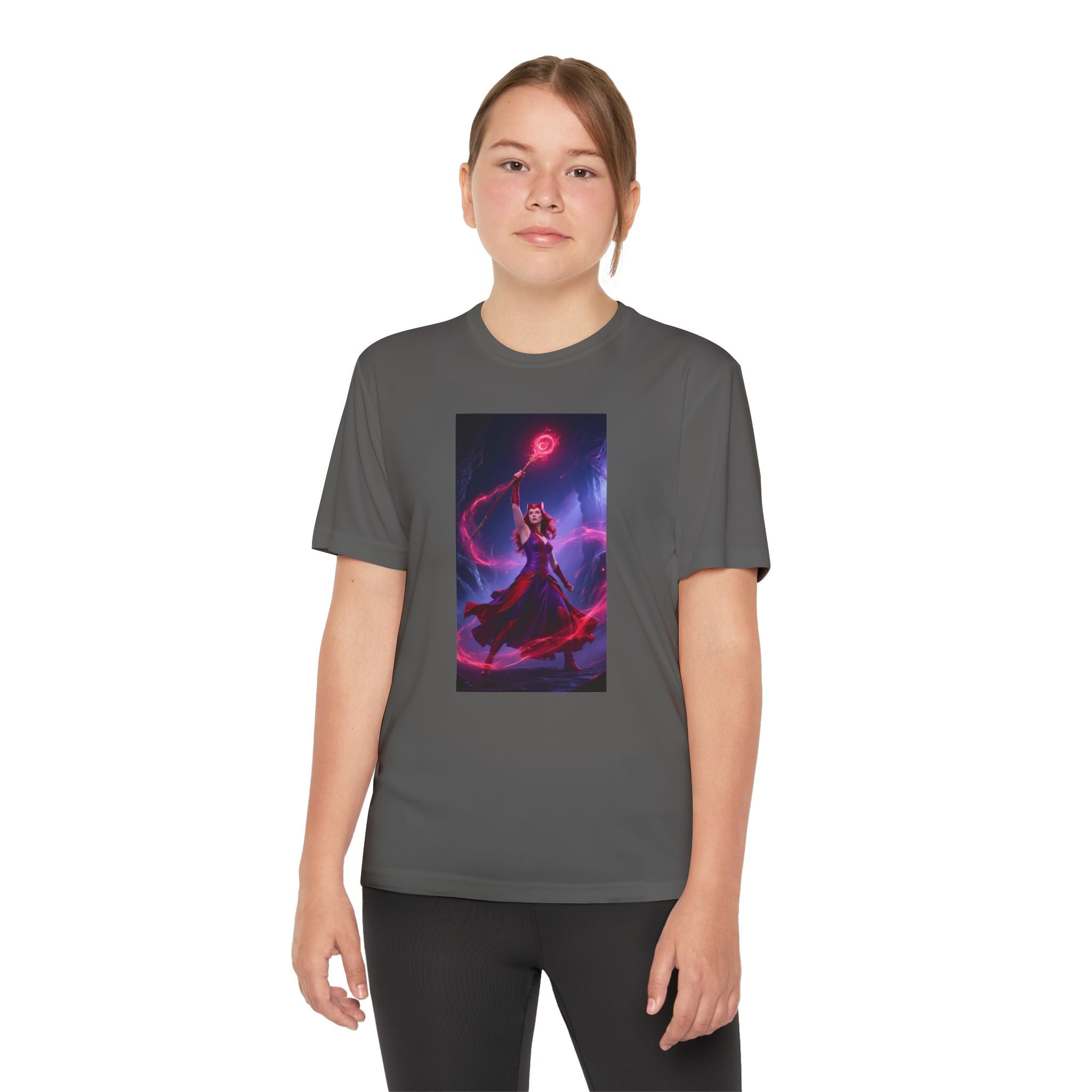 Superhero Youth T-Shirt Sports Graphic Tee, Cool Athletic Shirt for Kids