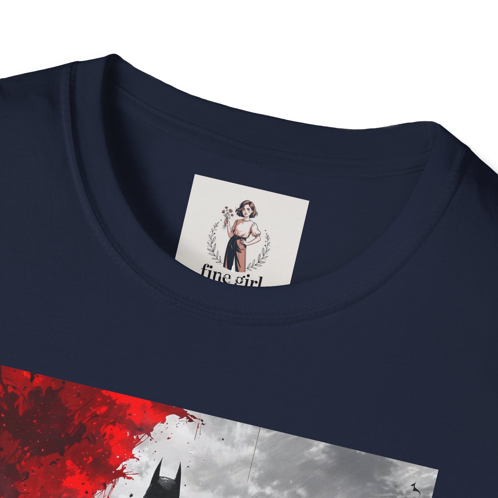 Batman Marvel Unisex Softstyle T-Shirt, Comic Book Tee, Geeky Clothing, Cosplay Costume Top