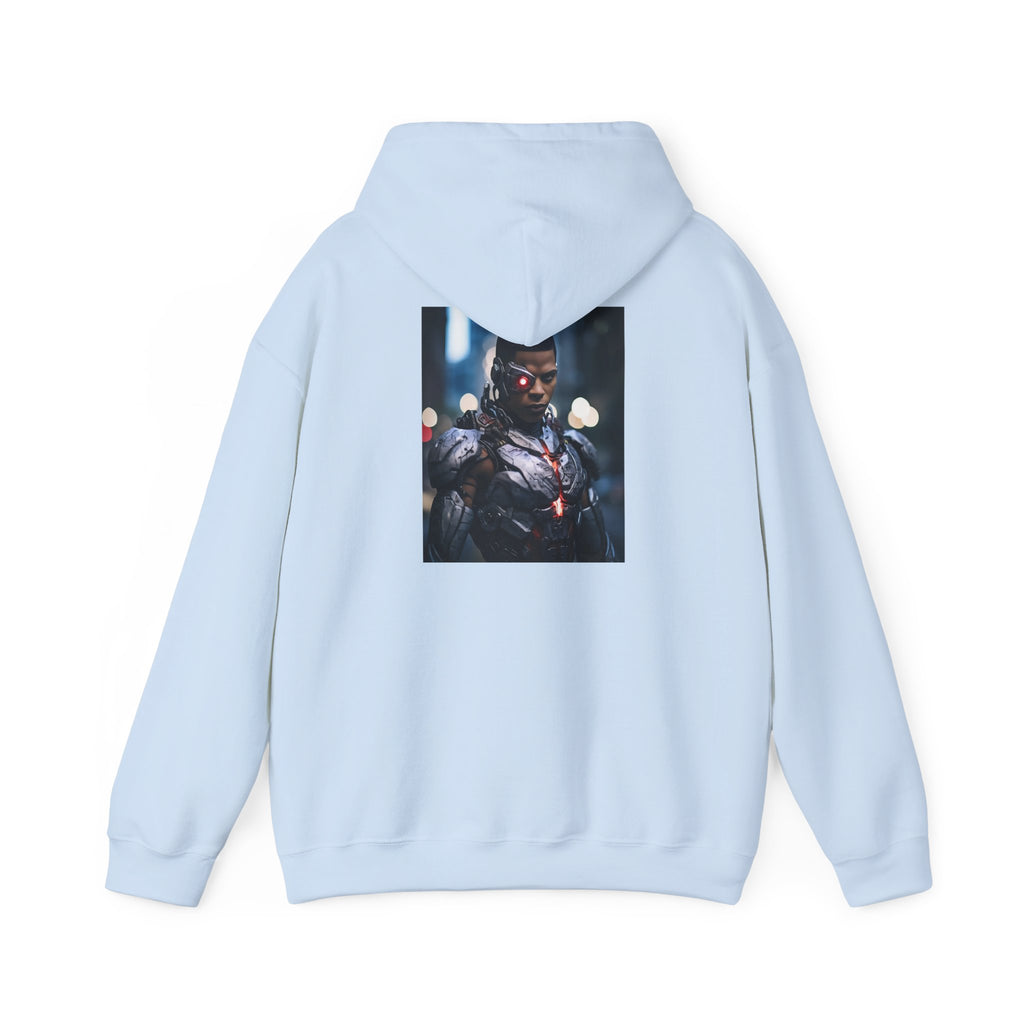 Hooded Sweatshirt - Cyborg Design