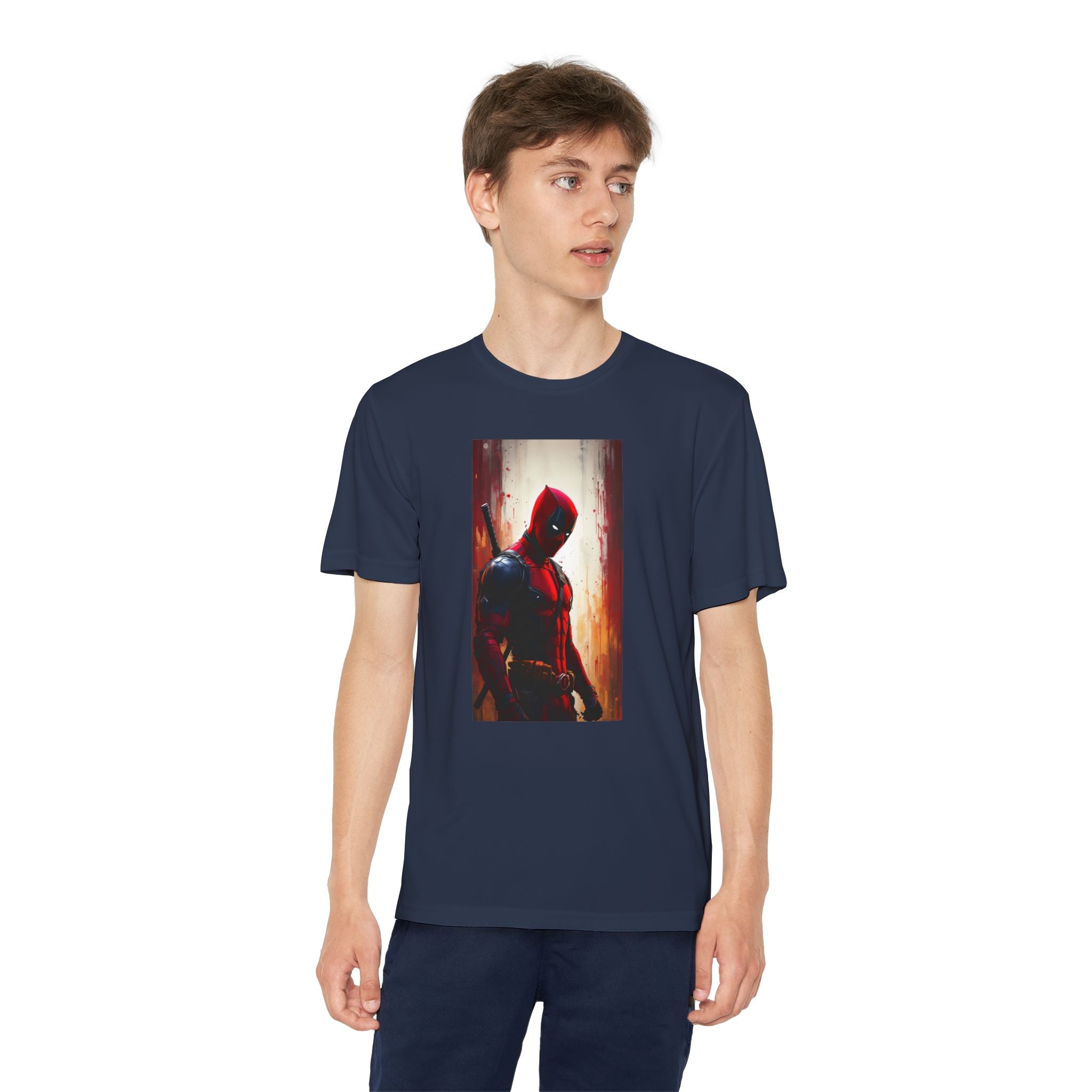 Deadpool Superhero Marvel Patriotic, Kids Graphic T-Shirt, Boys Hero Top, Girls Comic Book Clothing, Birthday
