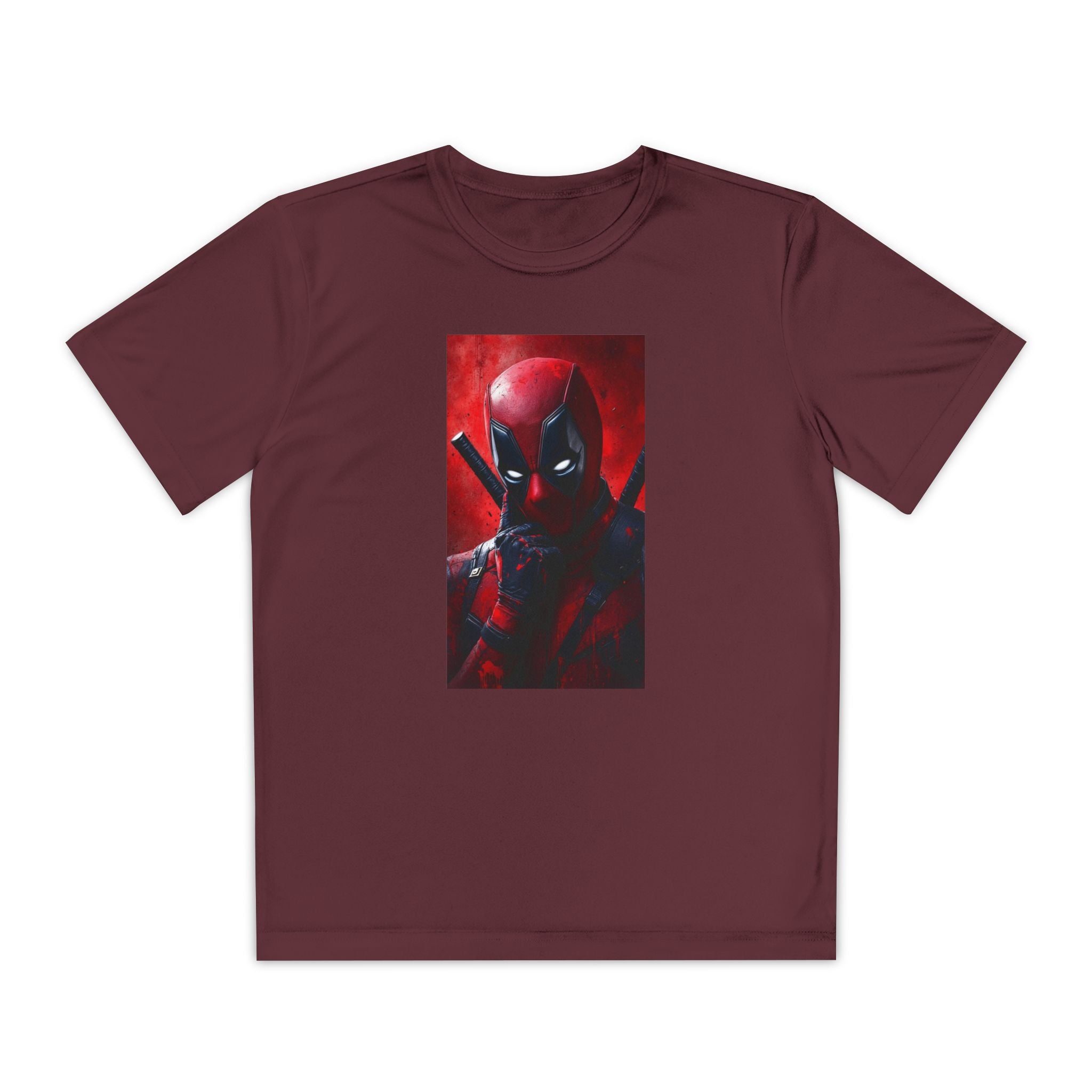 Deadpool Superhero Marvel Patriotic, Kids Graphic T-Shirt, Boys Hero Top, Girls Comic Book Clothing, Birthday