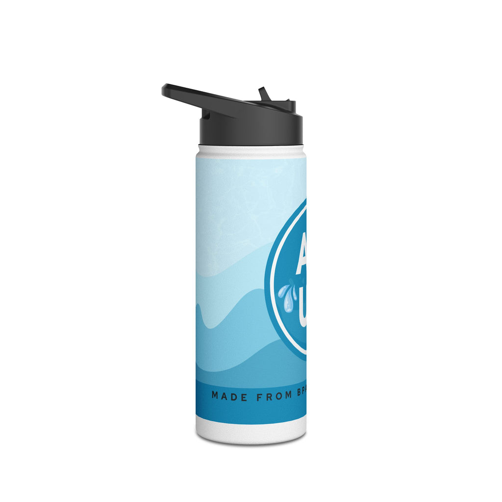 Aqua Stainless Steel Water Bottle, Eco-Friendly Hydration for Travel, Sports, Yoga, Gifts, Outdoor Adventures