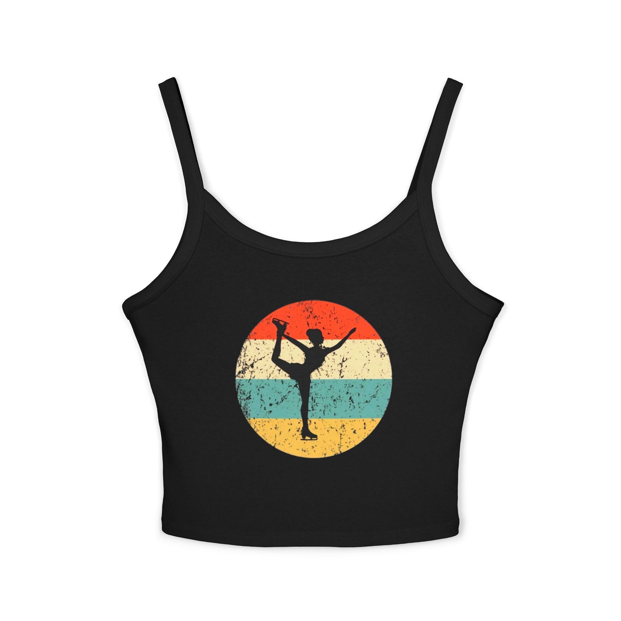Ballet Woman Tank Top, Athletic Workout Top, Fitness Sleeveless Shirt, Jogging Muscle Tee, Exercise Gym Cami