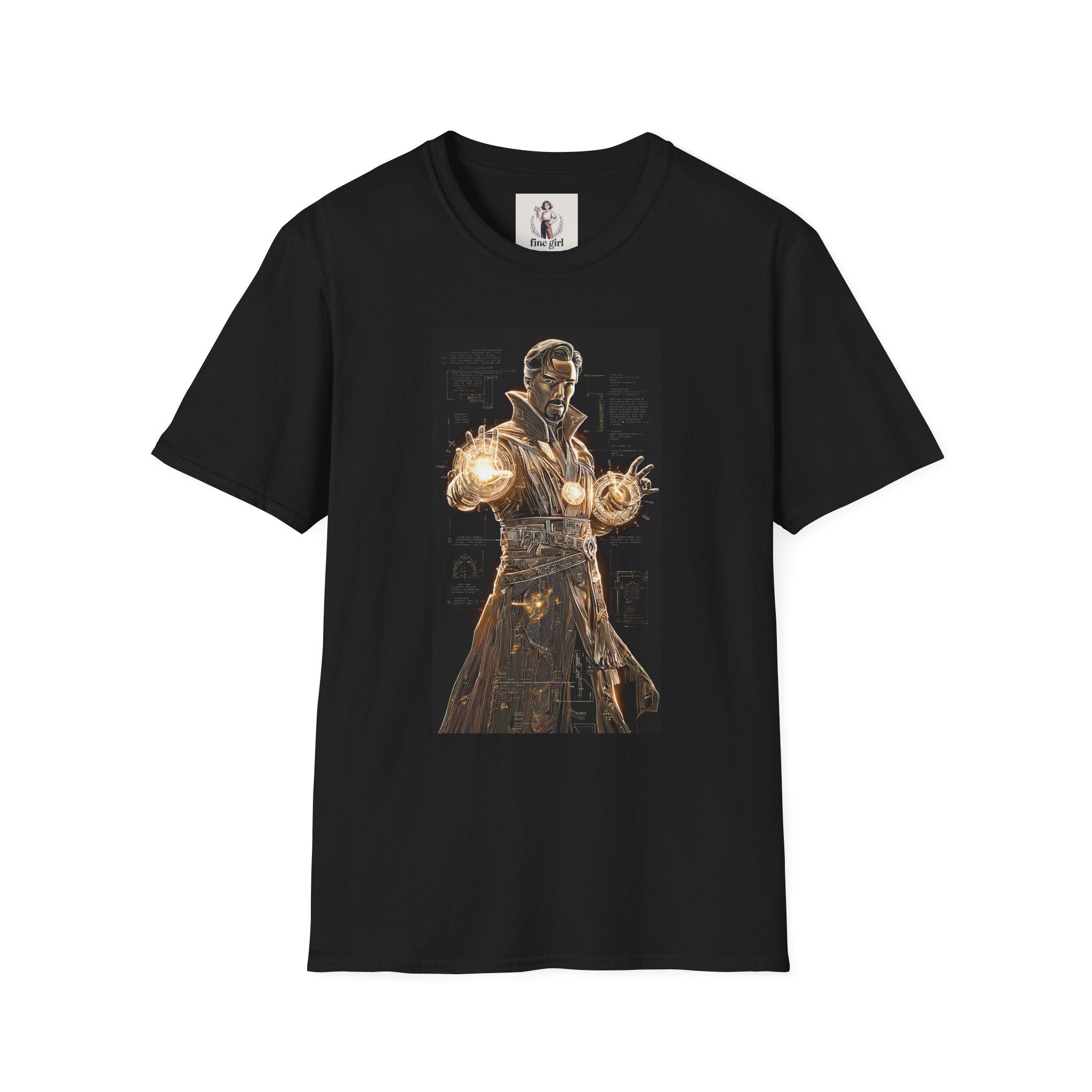 Dr Strange Superhero Marvel Unisex Softstyle T-Shirt, Comic Book Tee, Geeky Clothing, Cosplay Costume Top