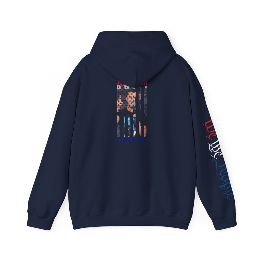 Charlie kirk Patriotic Hoodie Rebel Spirit Unisex Hoodie