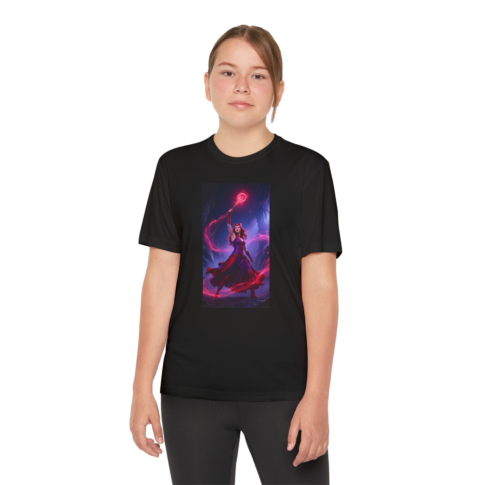Superhero Youth T-Shirt Sports Graphic Tee, Cool Athletic Shirt for Kids