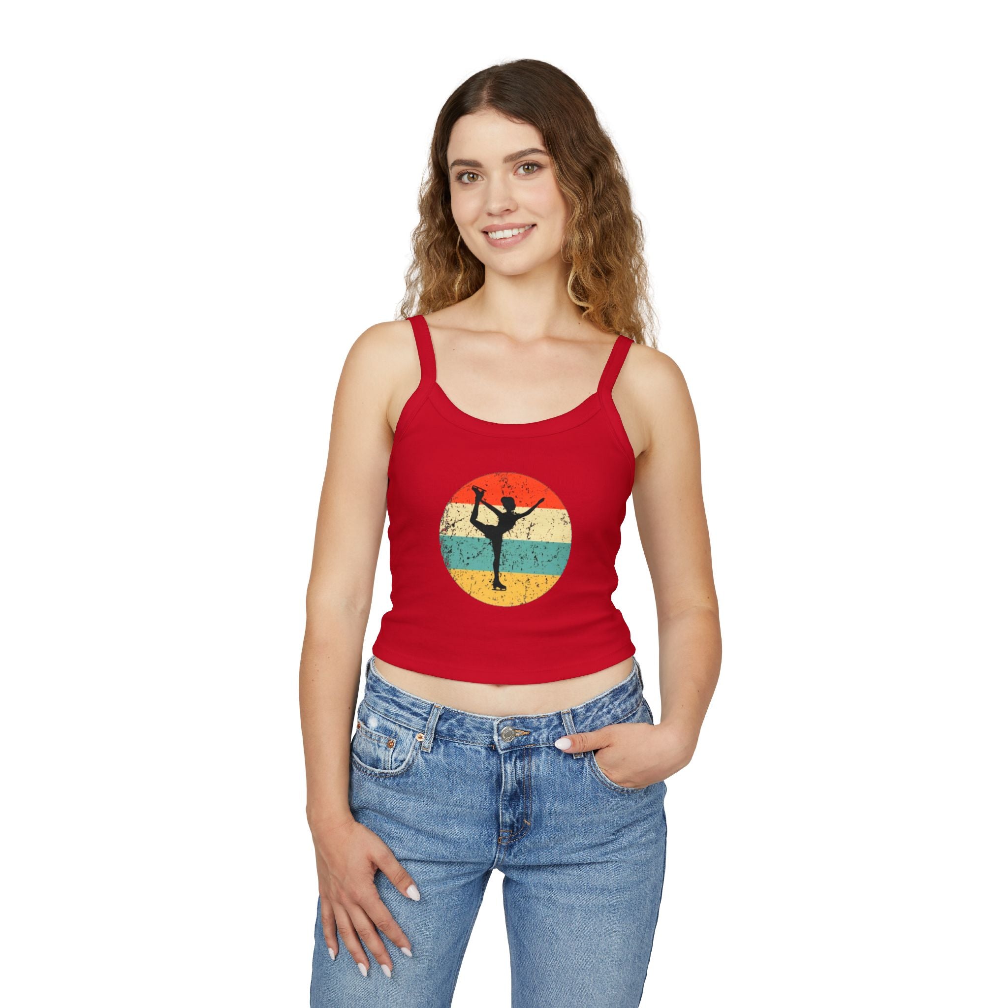 Ballet Woman Tank Top, Athletic Workout Top, Fitness Sleeveless Shirt, Jogging Muscle Tee, Exercise Gym Cami