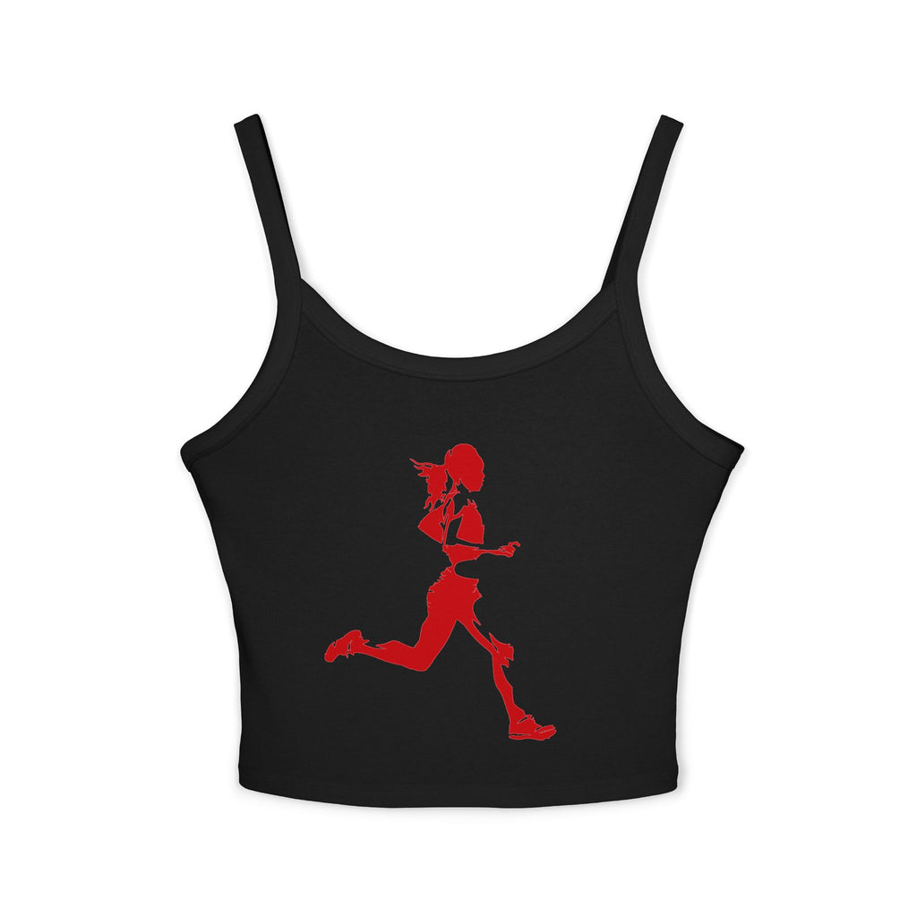 Running Woman Tank Top, Athletic Workout Top, Fitness Sleeveless Shirt, Jogging Muscle Tee, Exercise Gym Cami