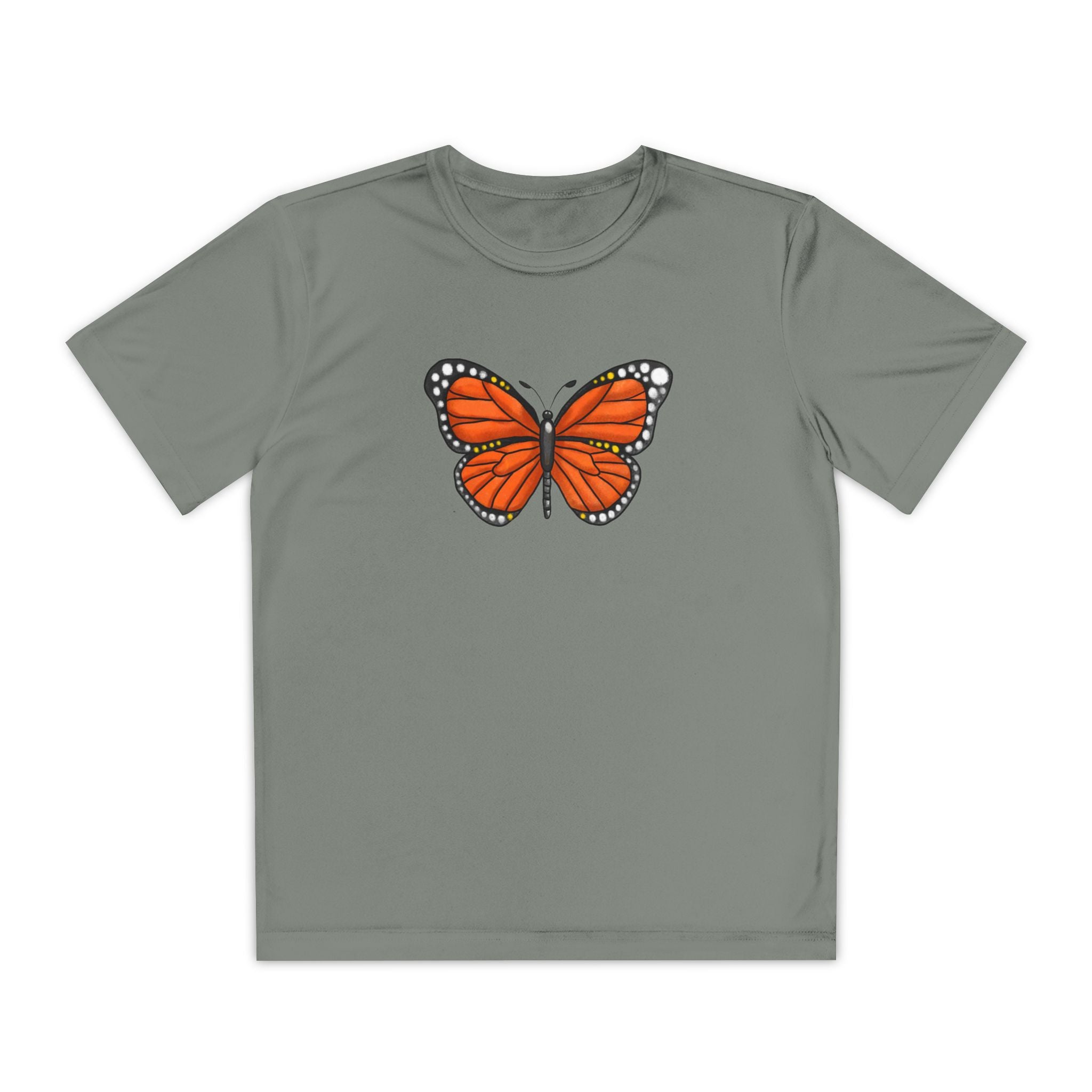 Butterffy Youth T-Shirt Sports Graphic Tee, Cool Athletic Shirt for Kids, Perfect for Sports Events, Team Spirit