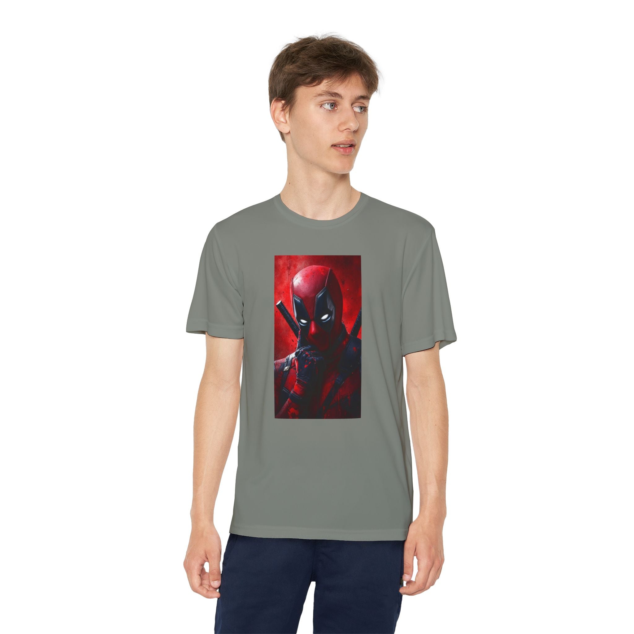 Deadpool Superhero Marvel Patriotic, Kids Graphic T-Shirt, Boys Hero Top, Girls Comic Book Clothing, Birthday