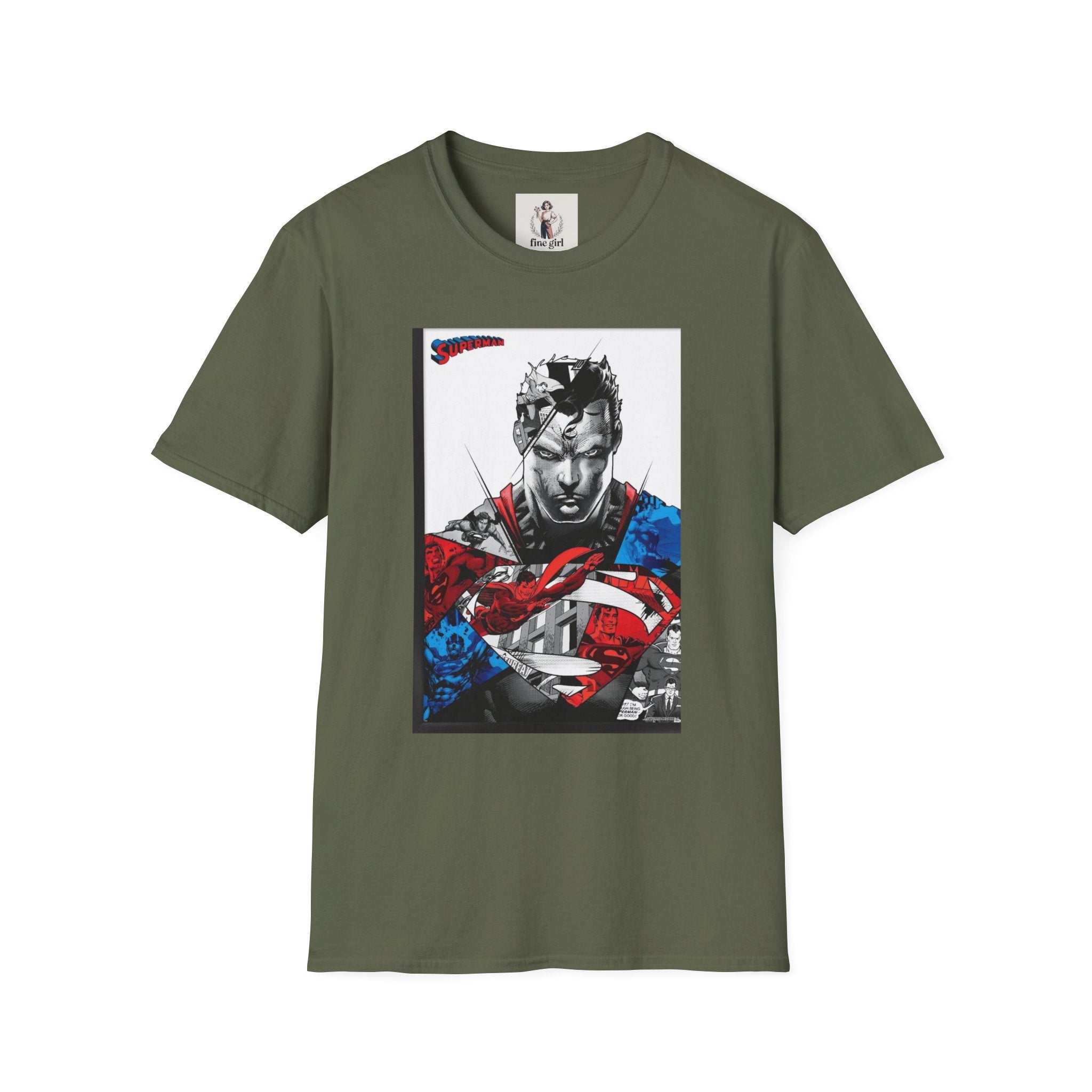 Superman Hero Unisex Softstyle T-Shirt