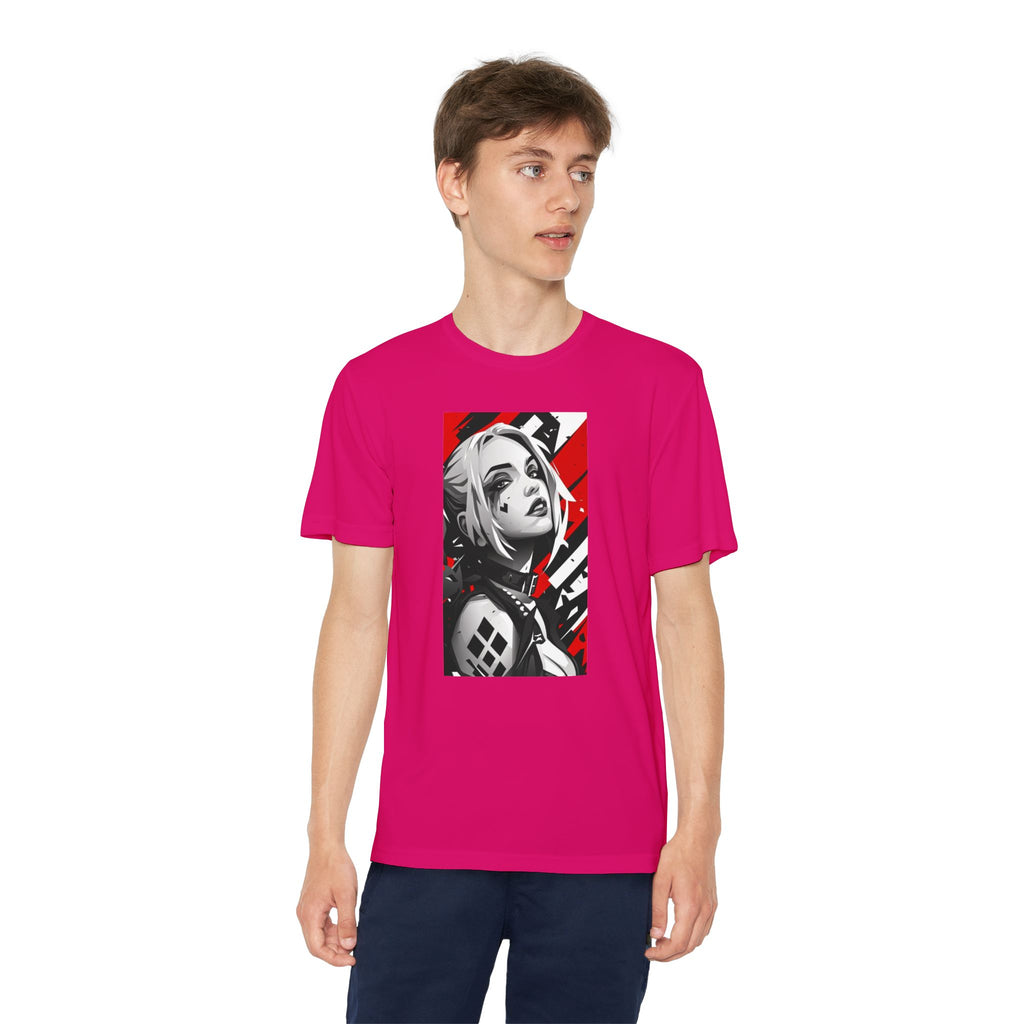 Superhero Youth T-Shirt Sports Graphic Tee, Cool Athletic Shirt for Kids