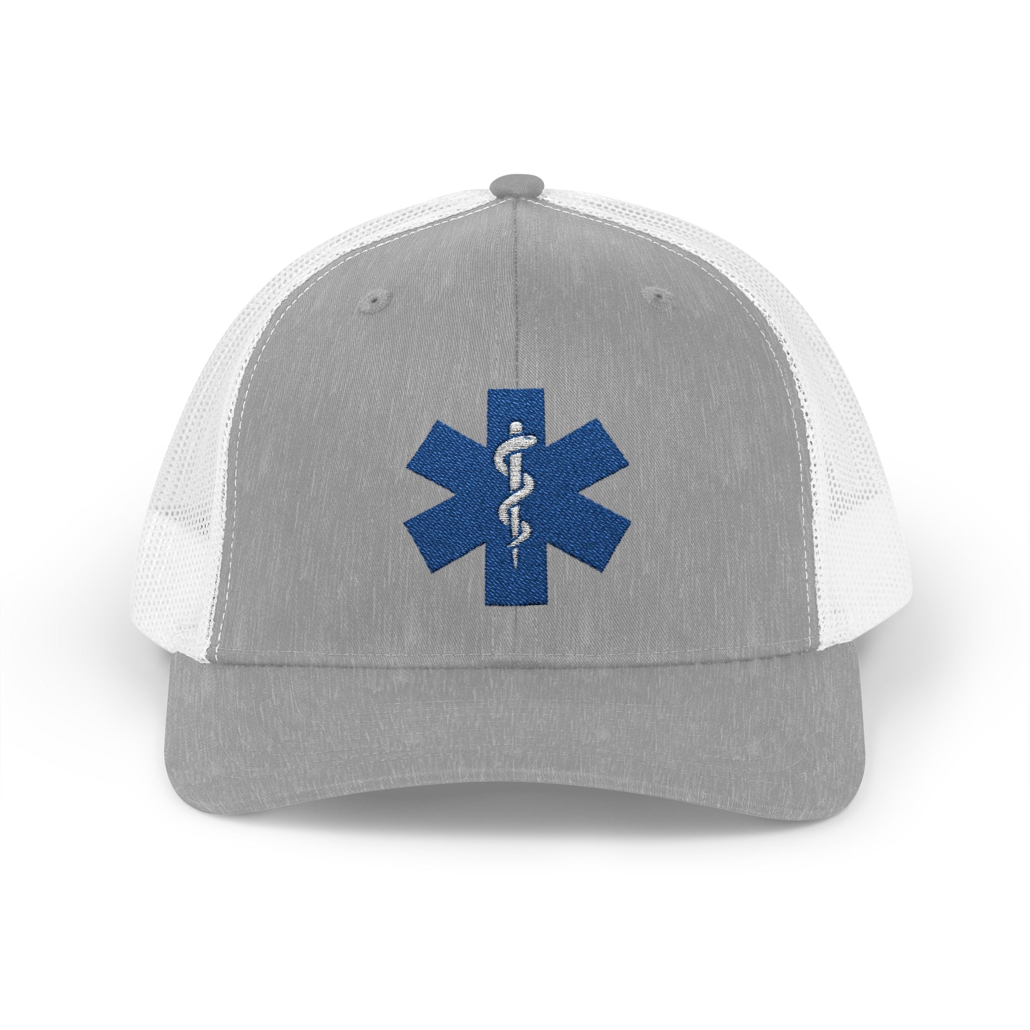 Paramedic Snapback Trucker Cap with Thin Red Line Design, Ideal for First Responders, Supportive Gifts, Memorials, Everyday Wear