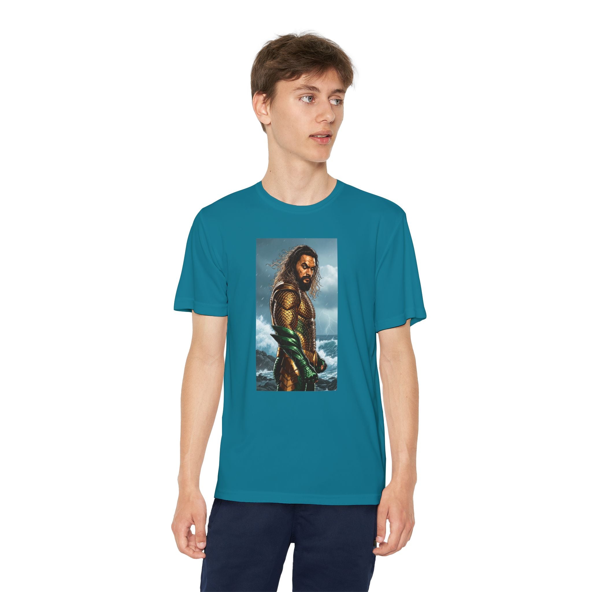 Aquaman Superhero Youth Tee, Kids Superhero Shirt, Child Aquaman T-shirt, Comic Book Tee, Superhero Fan Gift