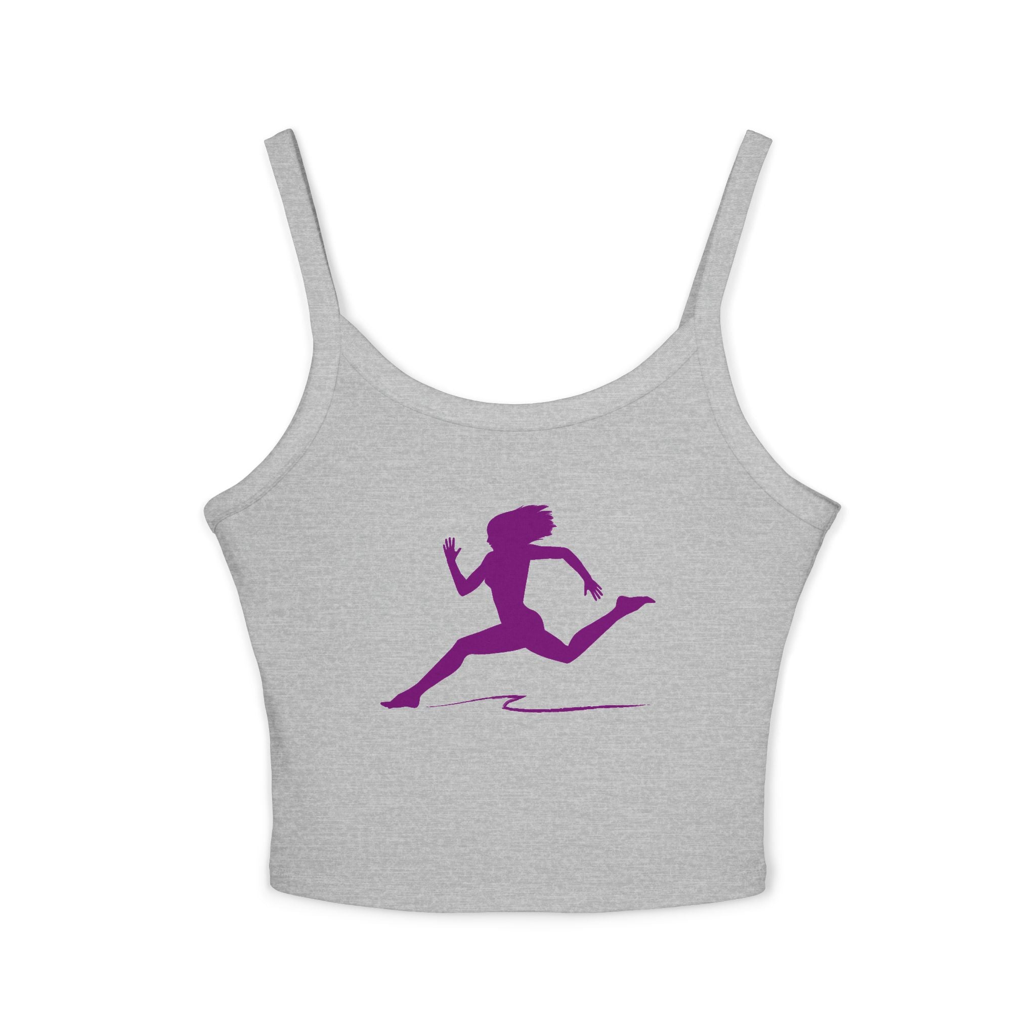 Running Woman Tank Top, Athletic Workout Top, Fitness Sleeveless Shirt, Jogging Muscle Tee, Exercise Gym Cami