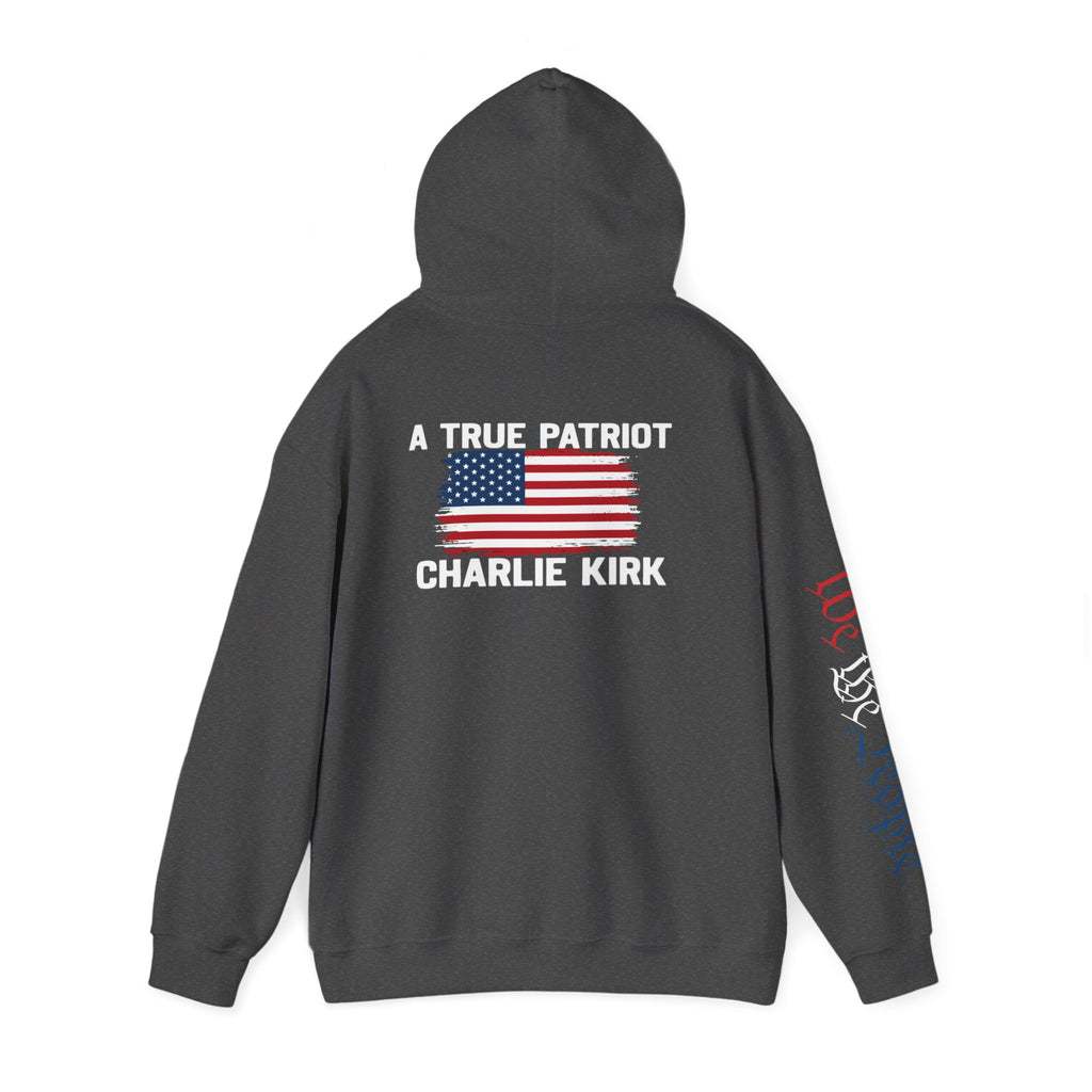 Charlie kirk Patriotic Hoodie Rebel Spirit Unisex Hoodie