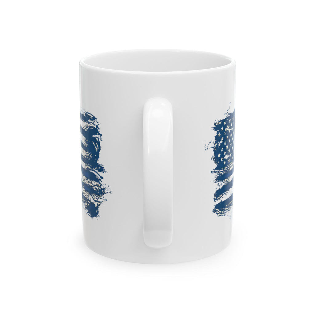 USA Blue Flag Patriotic Coffee & Tea Mug