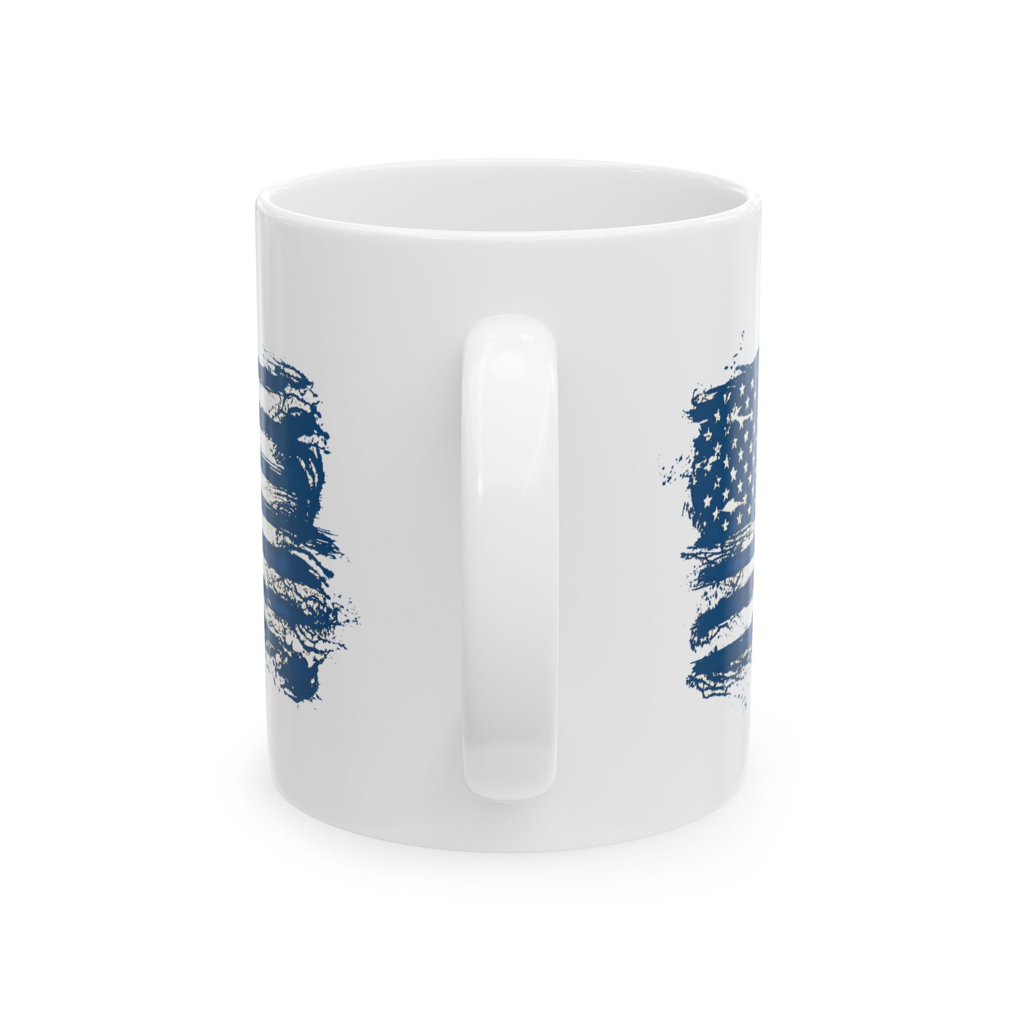 USA Blue Flag Patriotic Coffee & Tea Mug