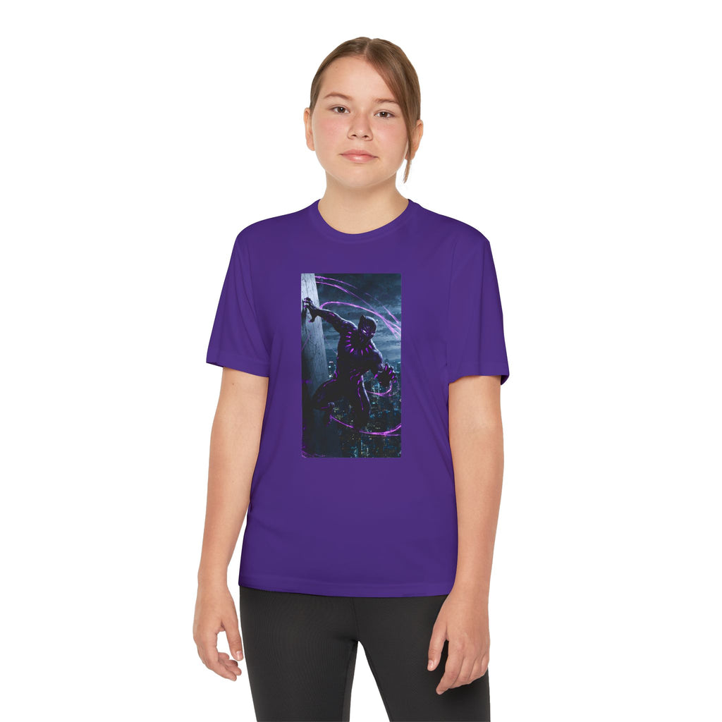 The Black Panther Superhero Marvel Patriotic, Kids Graphic T-Shirt, Boys Hero Top, Girls Comic Book Clothing, Birthday