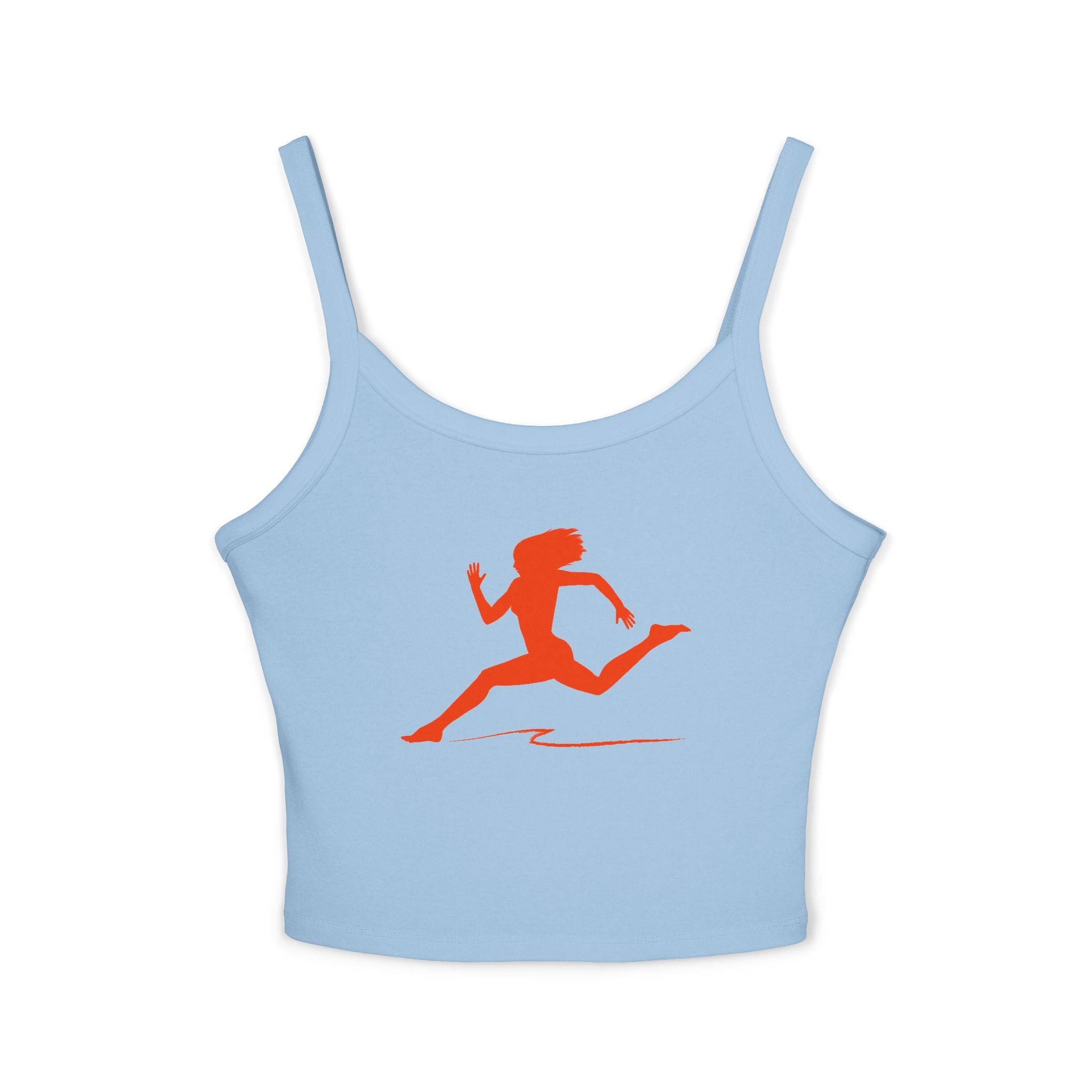 Running Woman Tank Top, Athletic Workout Top, Fitness Sleeveless Shirt, Jogging Muscle Tee, Exercise Gym Cami