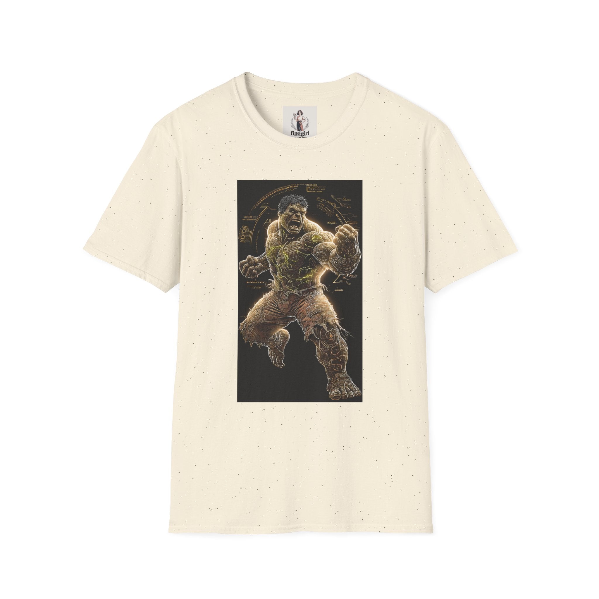 The Incredible Hulk Superhero Marvel Unisex Softstyle T-Shirt, Comic Book Tee, Geeky Clothing, Cosplay Costume Top