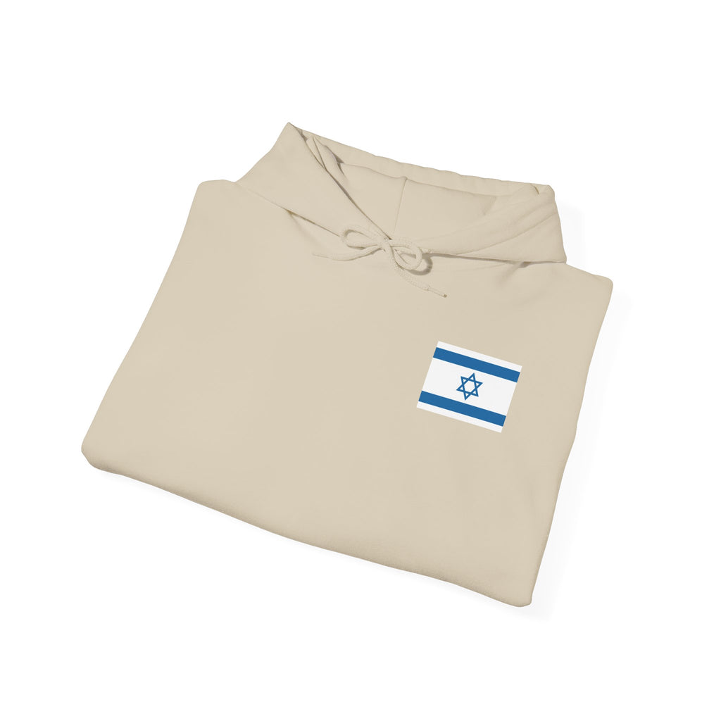 Isreal Flag And Map ~ Rebel Spirit Unisex Hoodie