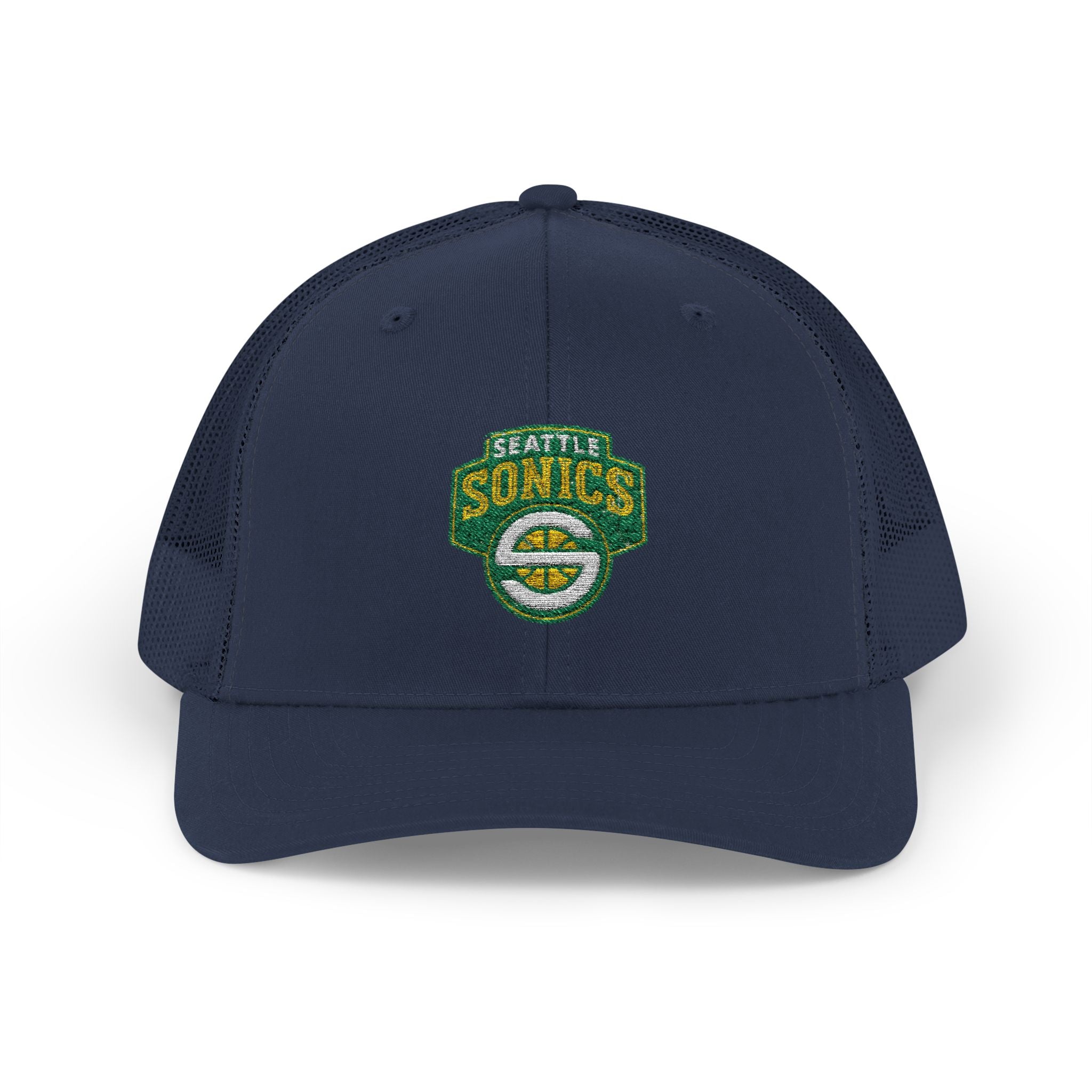 The Seattle SuperSonics Snapback Trucker Cap, American Flag Hat, Outdoor Cap, Casual Wear, Gift for Dad, 4th of July Apparel