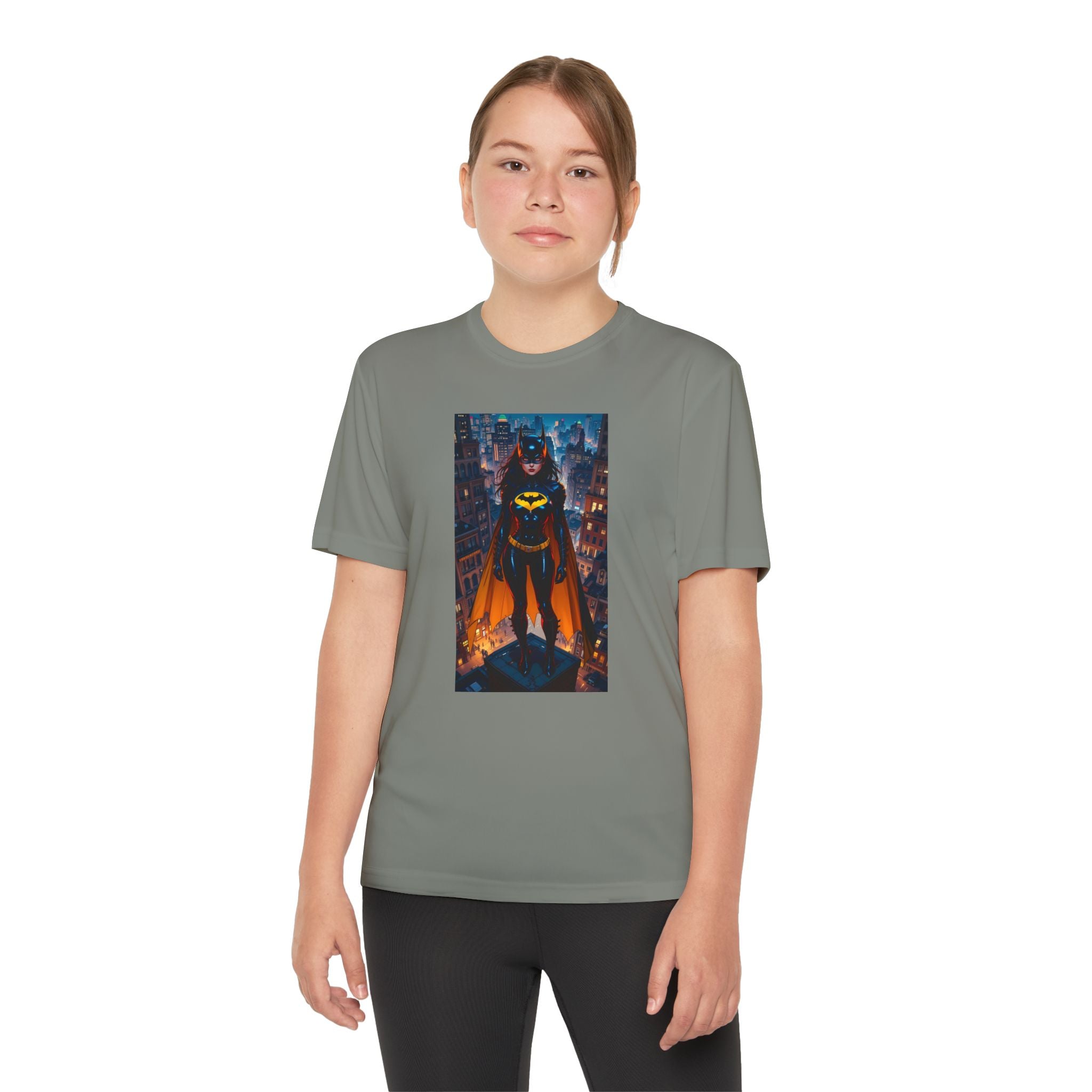 Copy of Superhero Youth T-Shirt Sports Graphic Tee, Cool Athletic Shirt for Kids