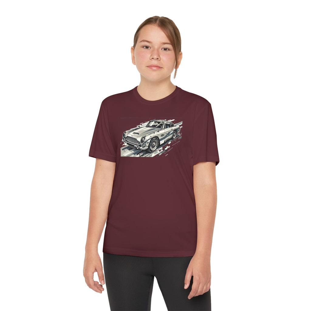 Aston Martin Youth T-Shirt Sports Graphic Tee, Cool Athletic Shirt for Kids, Perfect for Sports Events, Team Spirit