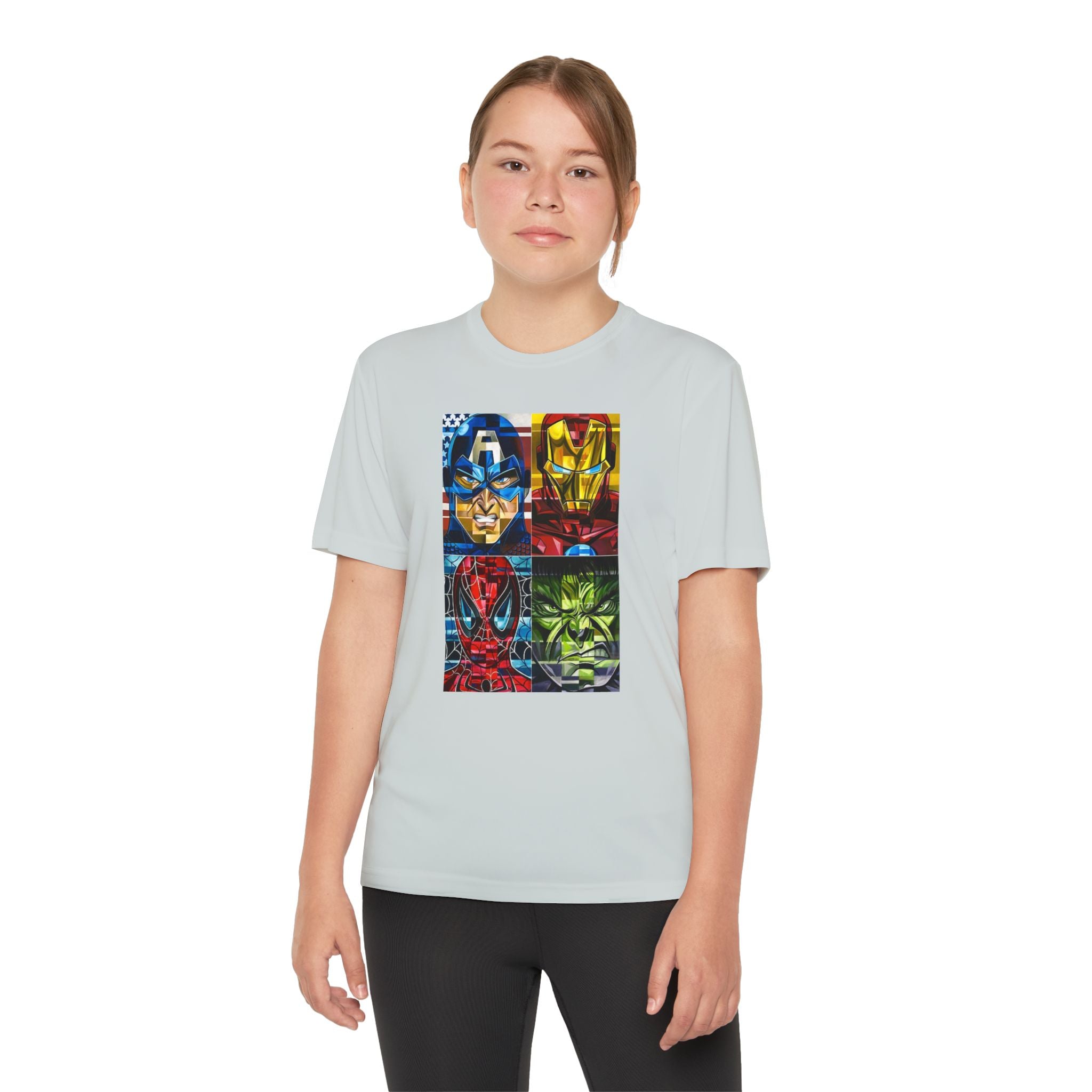 Advengers Youth T-Shirt Sports Graphic Tee, Cool Athletic Shirt for Kids, Perfect for Sports Events, Team Spirit