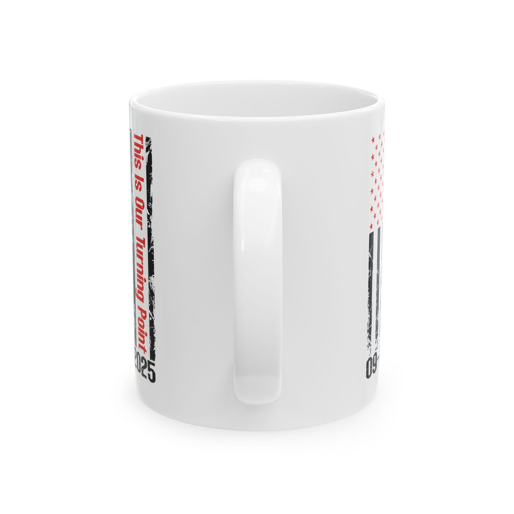 Charlie Kirk Patriotic Mug