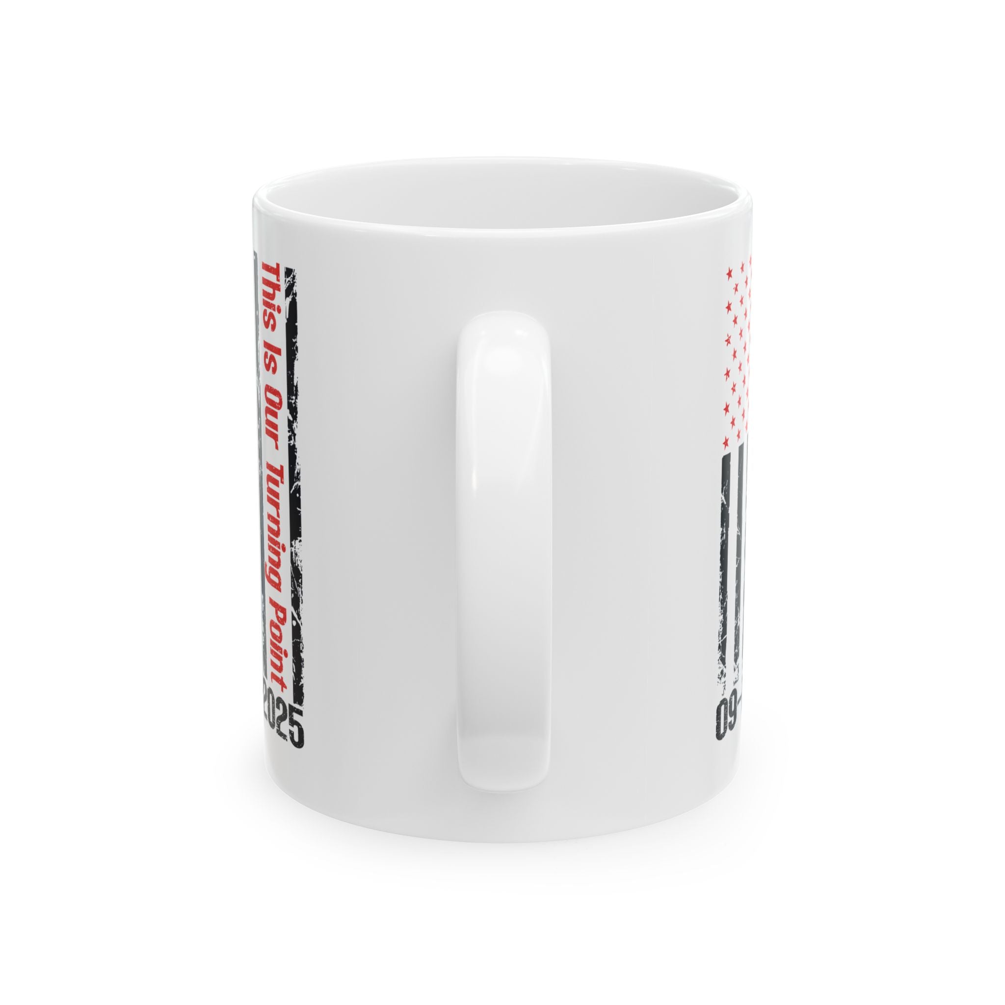 Charlie Kirk Patriotic Mug