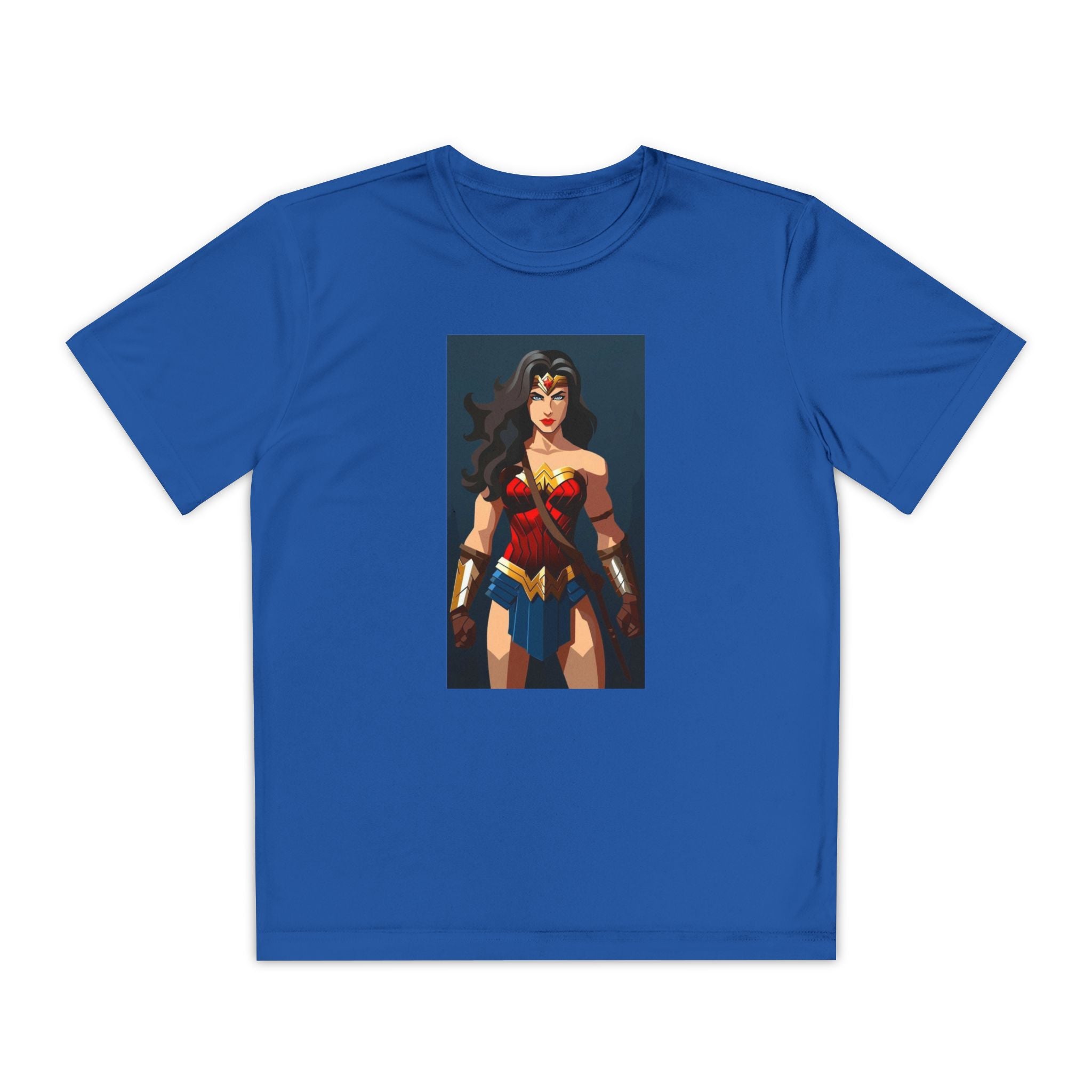 Superhero Youth T-Shirt Sports Graphic Tee, Cool Athletic Shirt for Kids