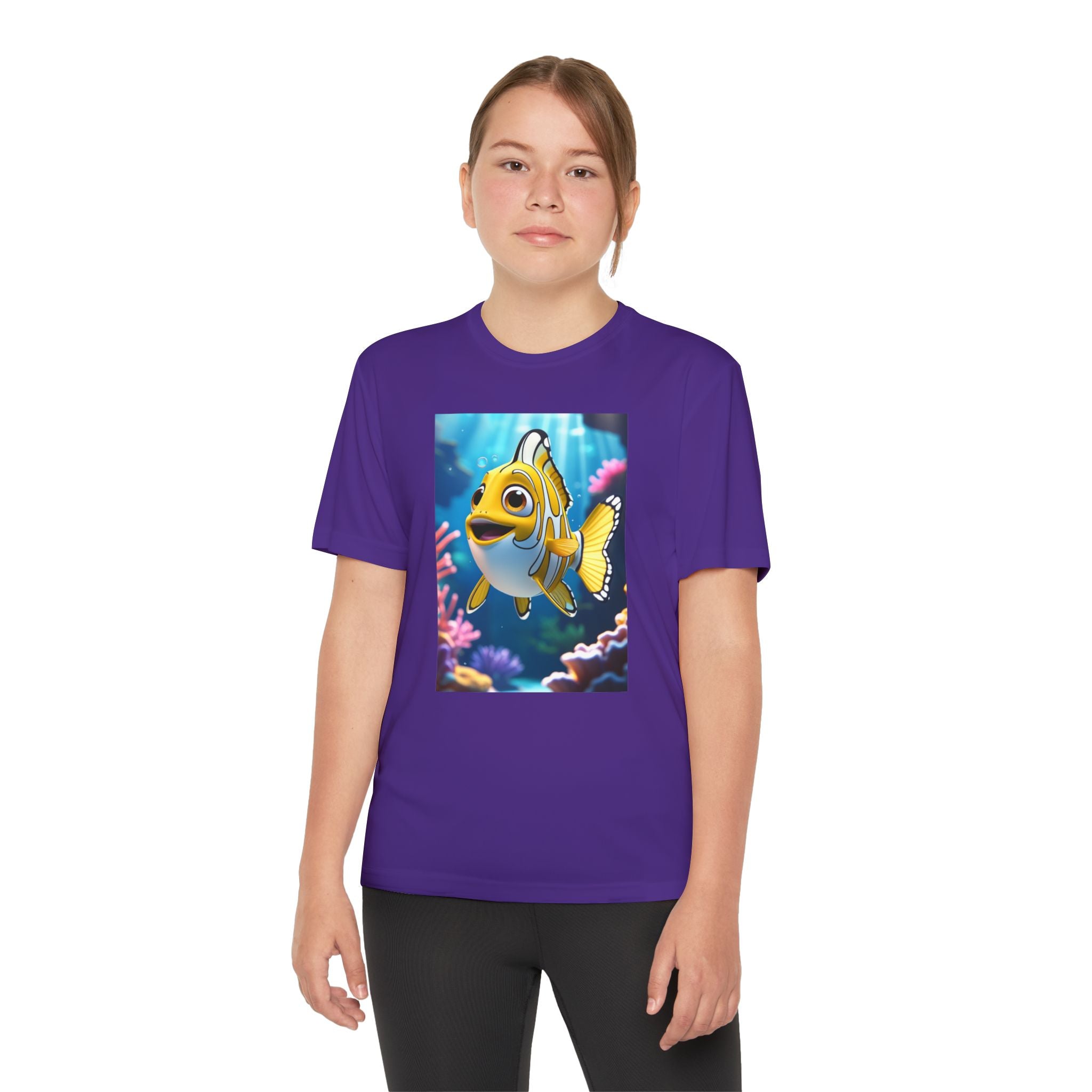 Nemo Fish Ocean Youth T-Shirt - Underwater Kids Tee, Finding Nemo Shirt, Beach Vacation Clothing, Ocean Lover Gift, Fish Theme Top