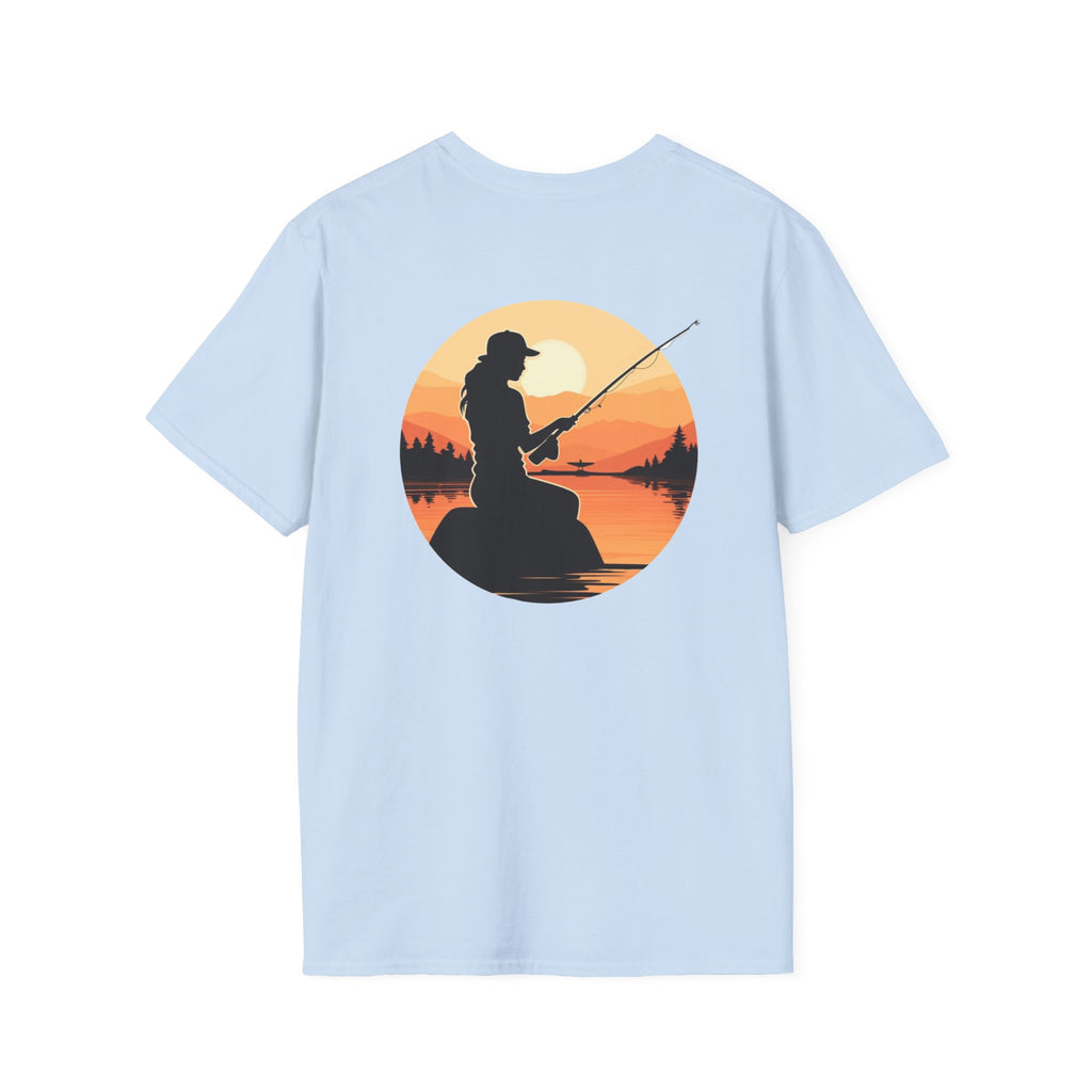 Patriotic Fishing Tshirt, American Flag Tee, 4th of July Shirt, USA Independence Day Top, Patriotic Graphic Tee, Unisex Patriotic