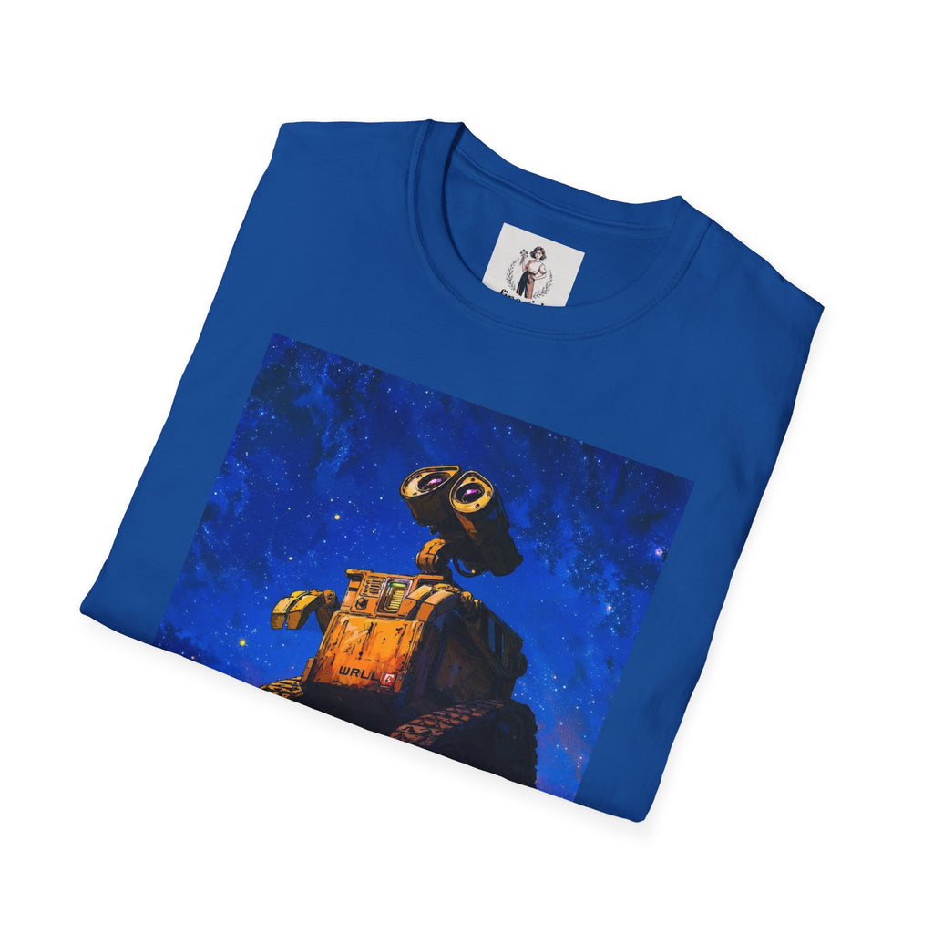Wall-E Pixar Animation Unisex T-Shirt, Walt Disney Tee, Movie Lover Gift, Graphic Novelty Shirt, Cartoon Character Apparel