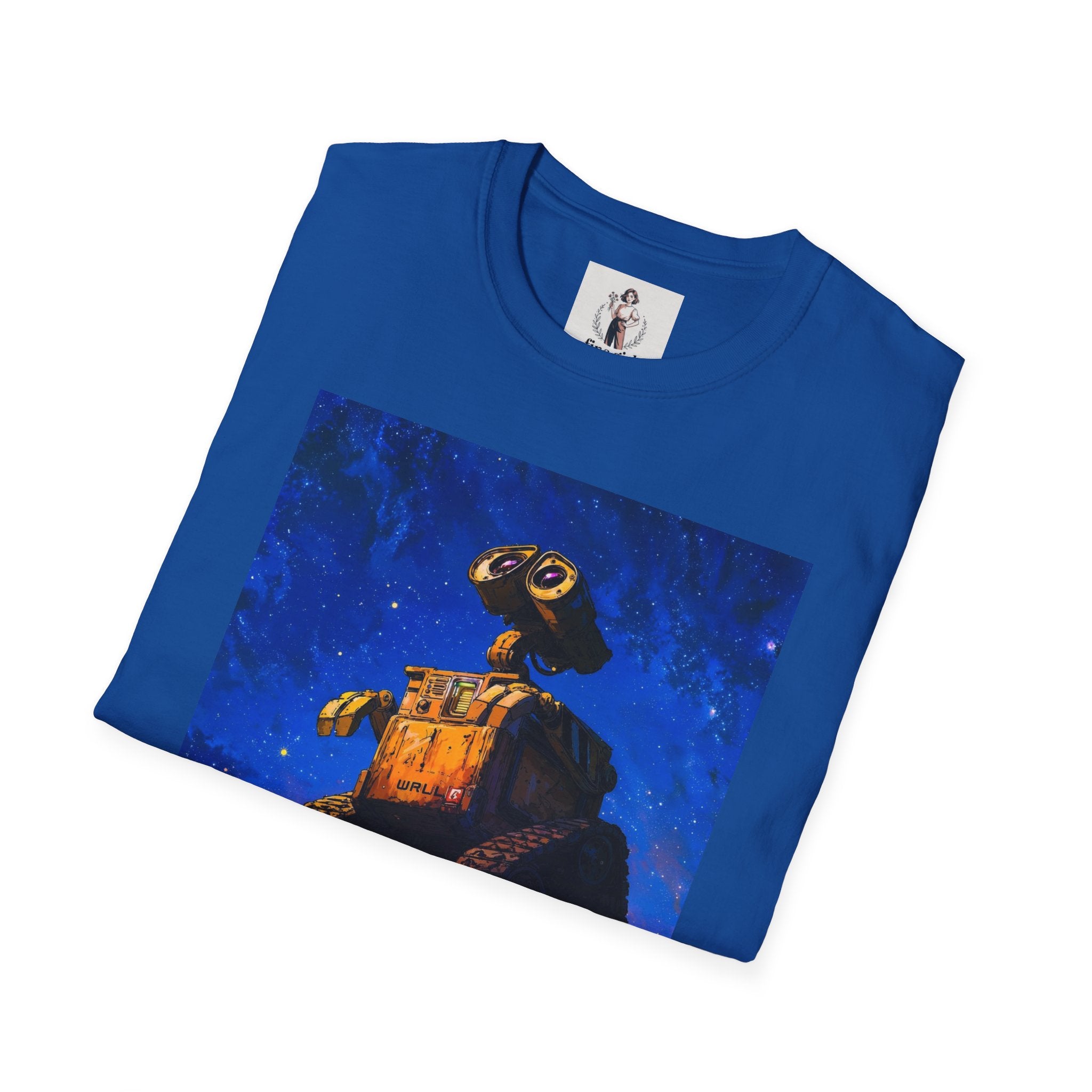 Wall-E Pixar Animation Unisex T-Shirt, Walt Disney Tee, Movie Lover Gift, Graphic Novelty Shirt, Cartoon Character Apparel