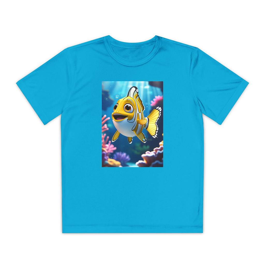 Nemo Fish Ocean Youth T-Shirt - Underwater Kids Tee, Finding Nemo Shirt, Beach Vacation Clothing, Ocean Lover Gift, Fish Theme Top