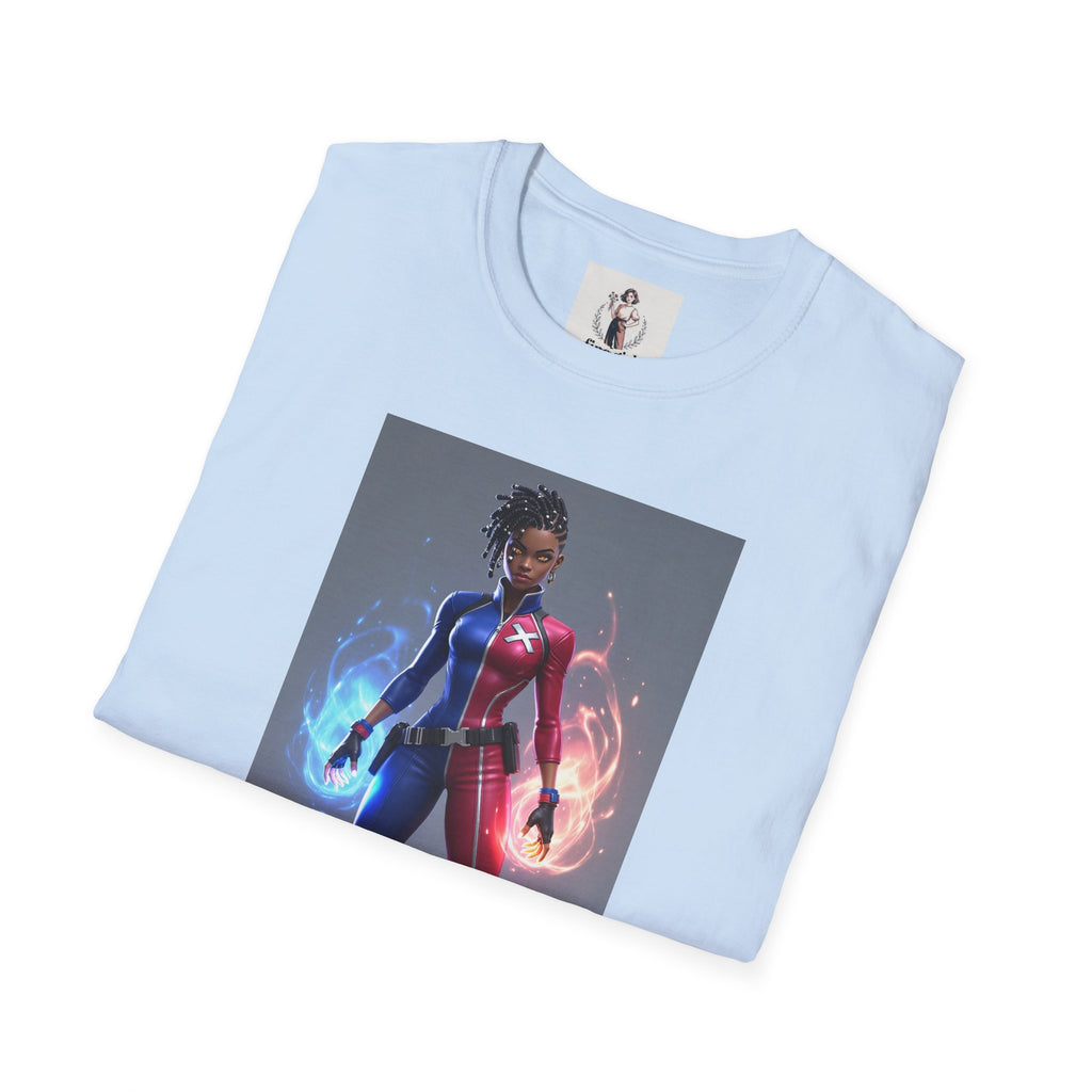 Mercedes Knight Superhero Marvel Unisex Softstyle T-Shirt, Comic Book Tee, Graphic Novel Shirt, Geeky Clothing, Cosplay Costume Top