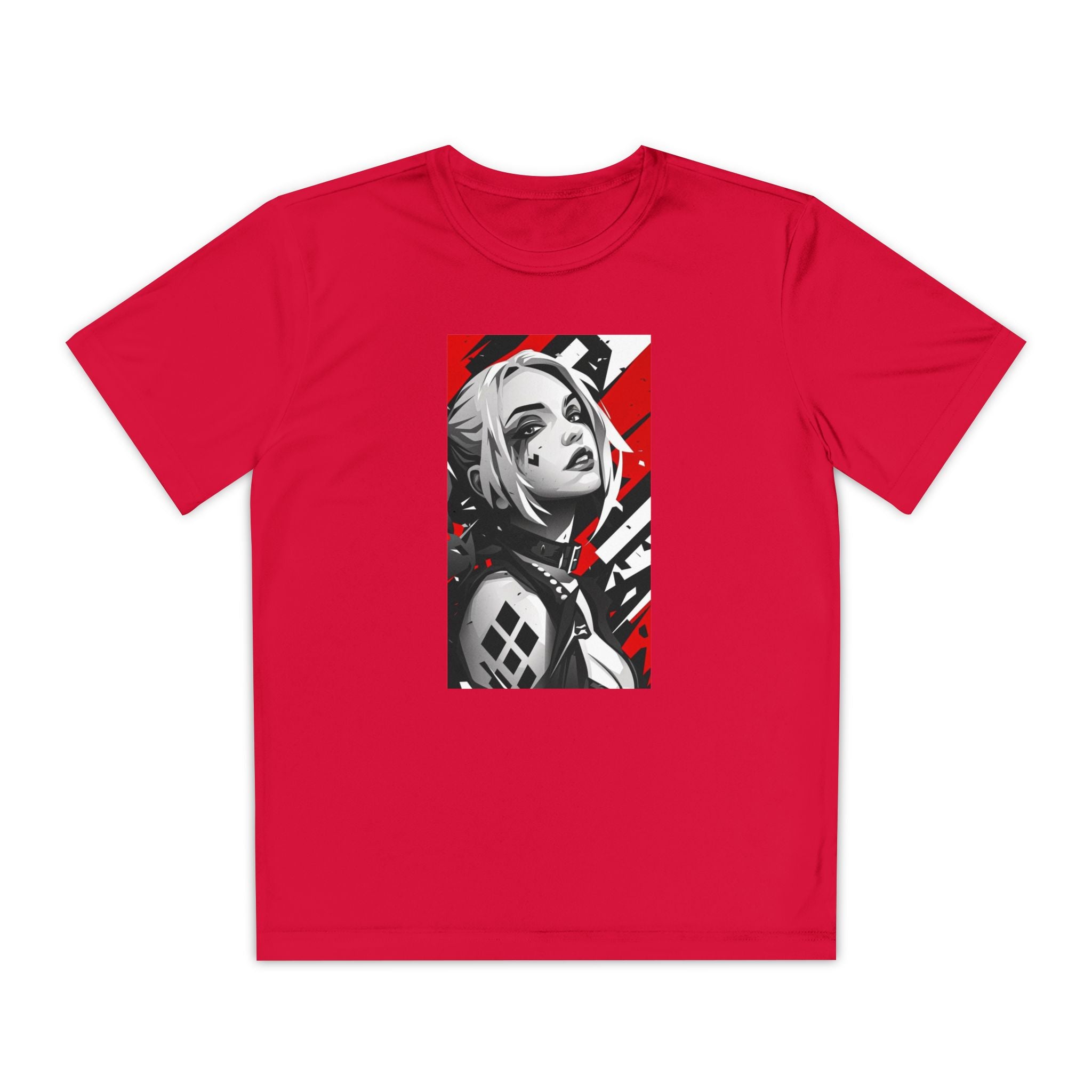 Superhero Youth T-Shirt Sports Graphic Tee, Cool Athletic Shirt for Kids